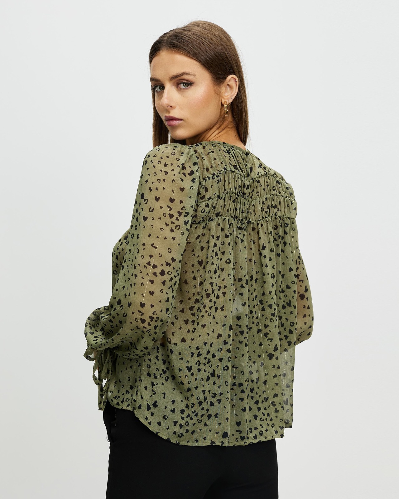 Gracia Blouson Sleeve Blouse