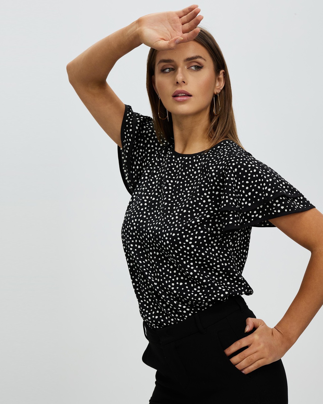 Darcy Flutter Sleeve Blouse
