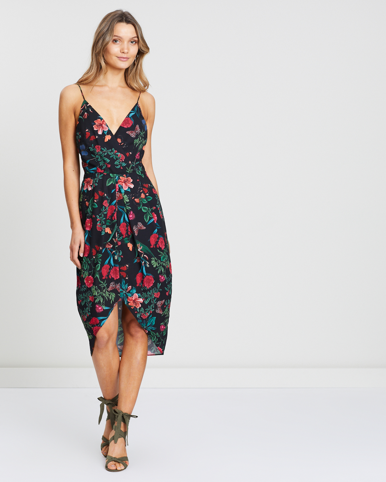 Flamenco Drape Dress