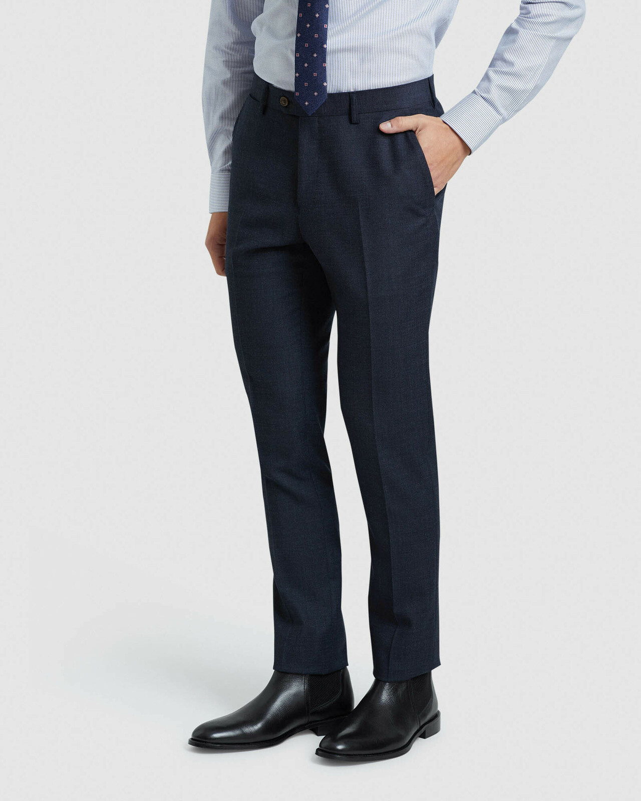 Byron Wool Stretch Suit Trousers