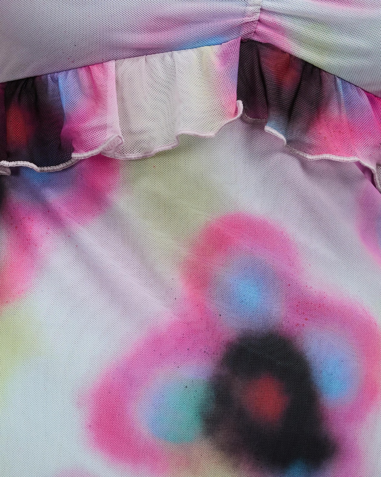 Paint Floral Mini Tea Dress