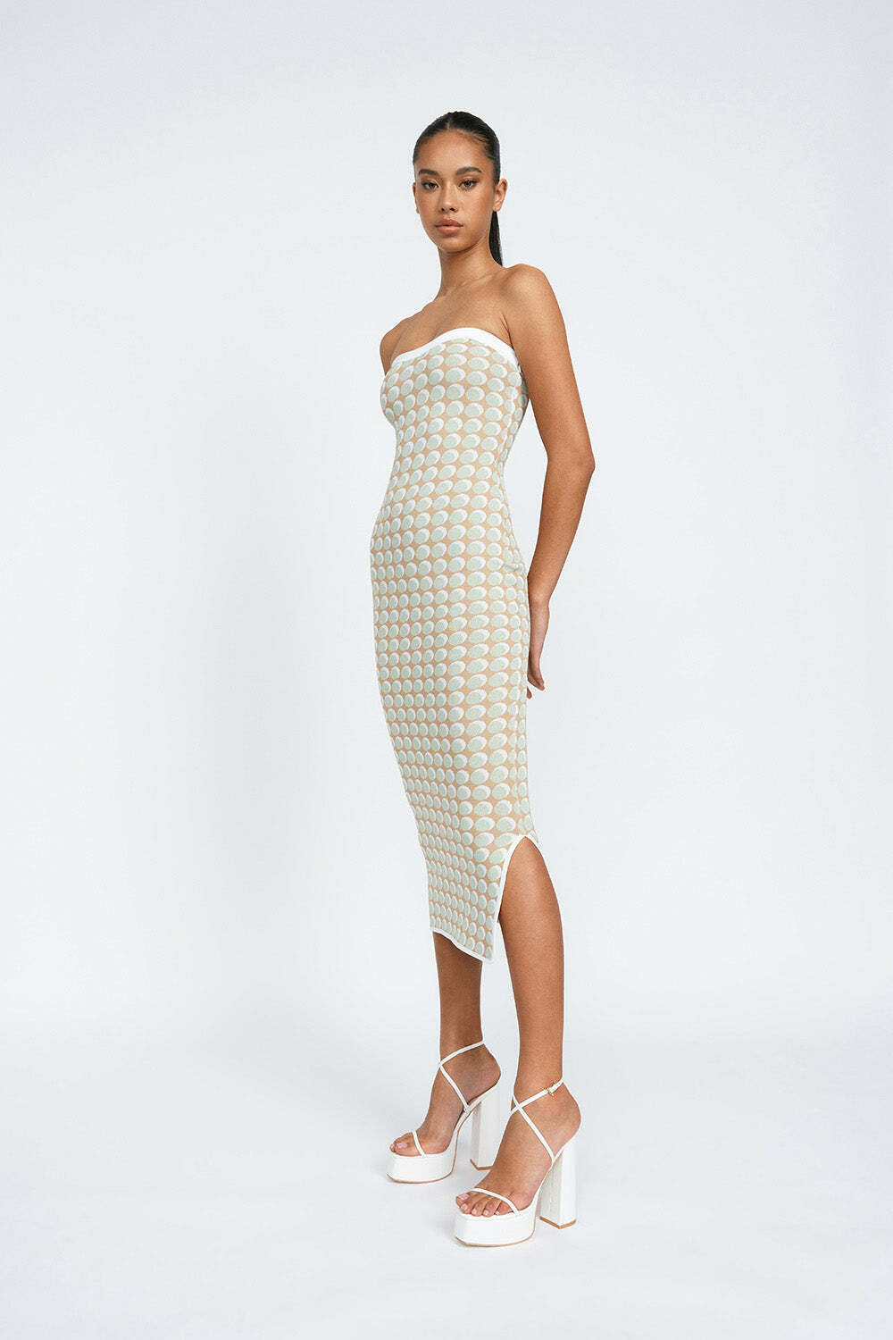 Sol Geo Knit Midi - Pistachio Spot