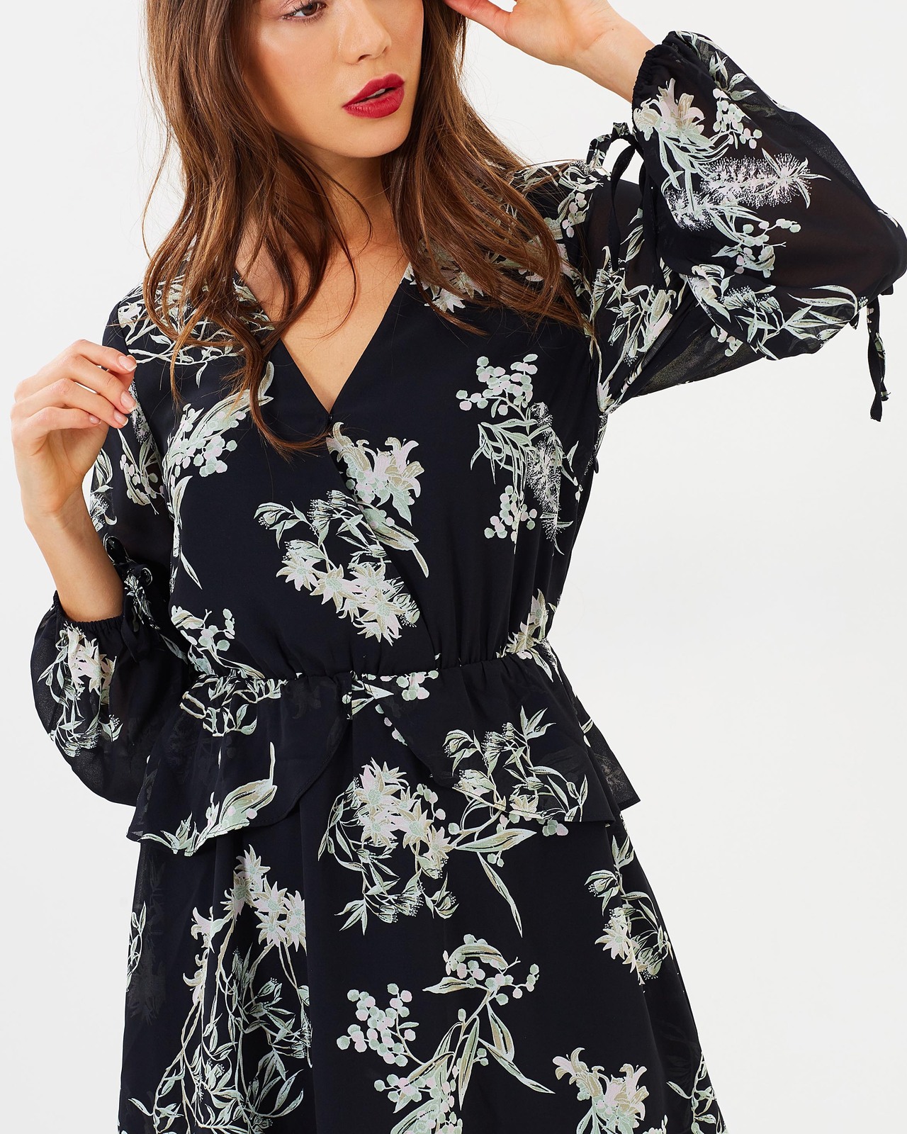 Andressa Balloon Sleeve Dress