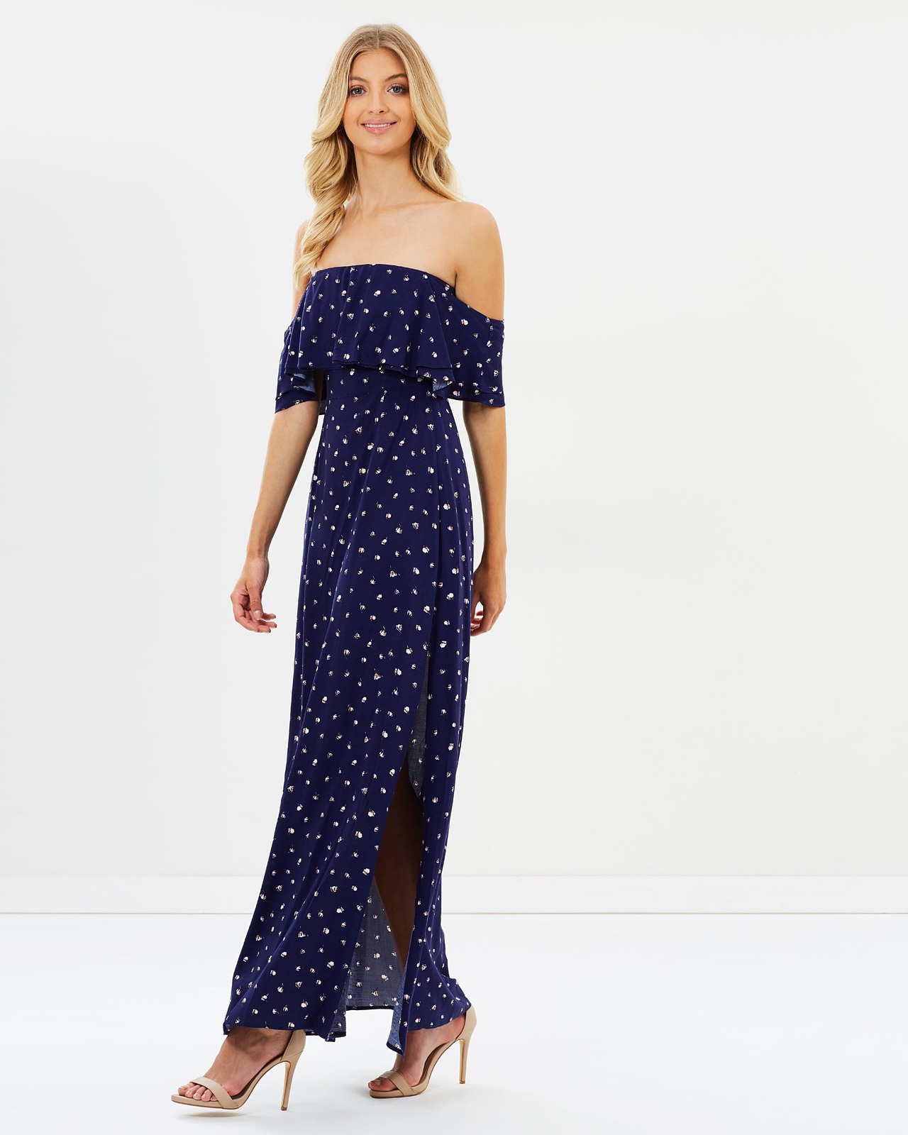 Billie Double Ruffle Maxi Dress