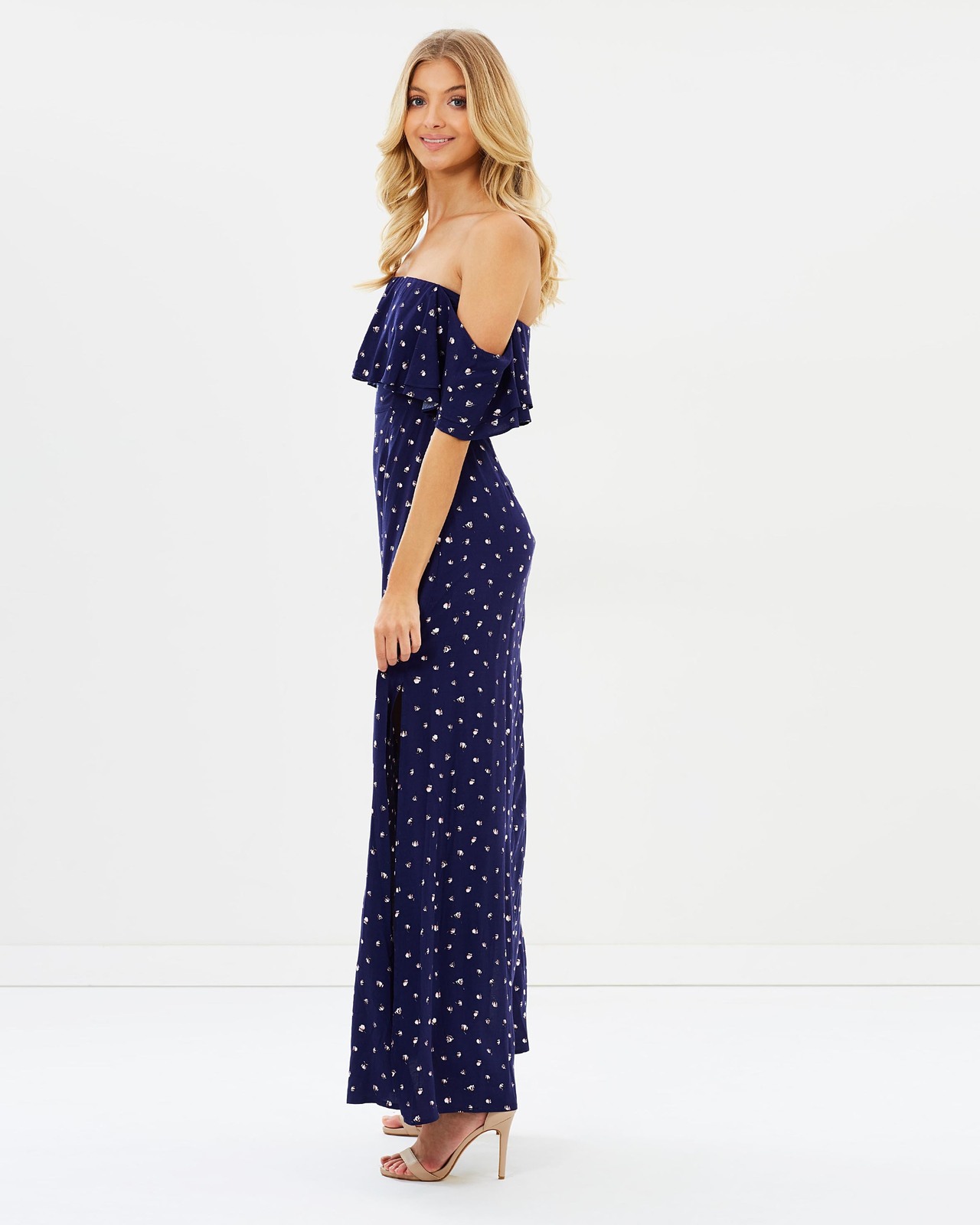 Billie Double Ruffle Maxi Dress