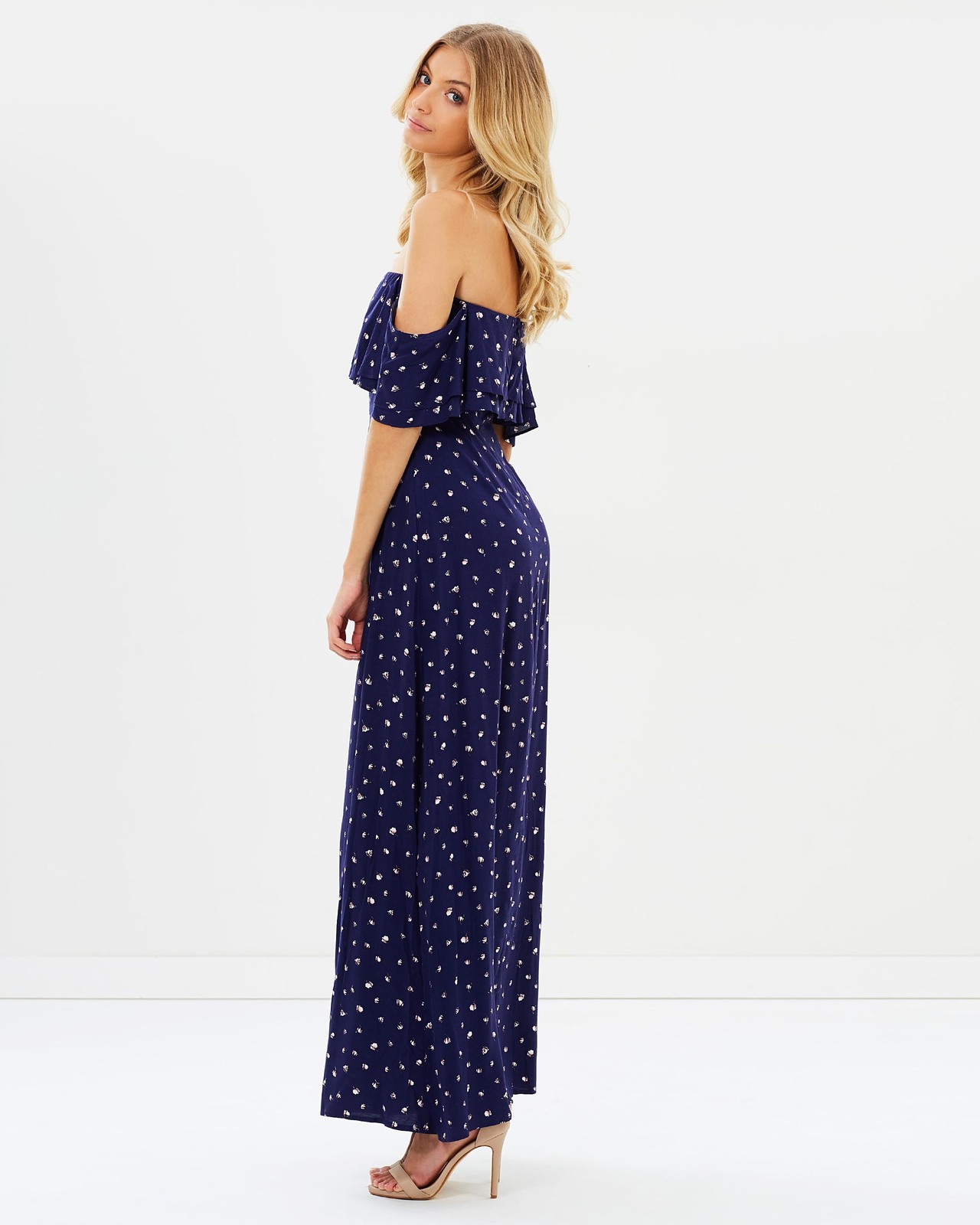 Billie Double Ruffle Maxi Dress