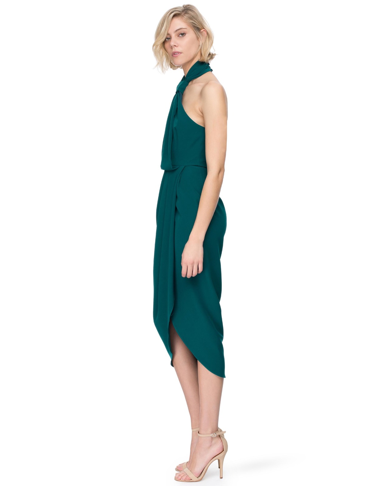 The Pass Knot Draped Dress