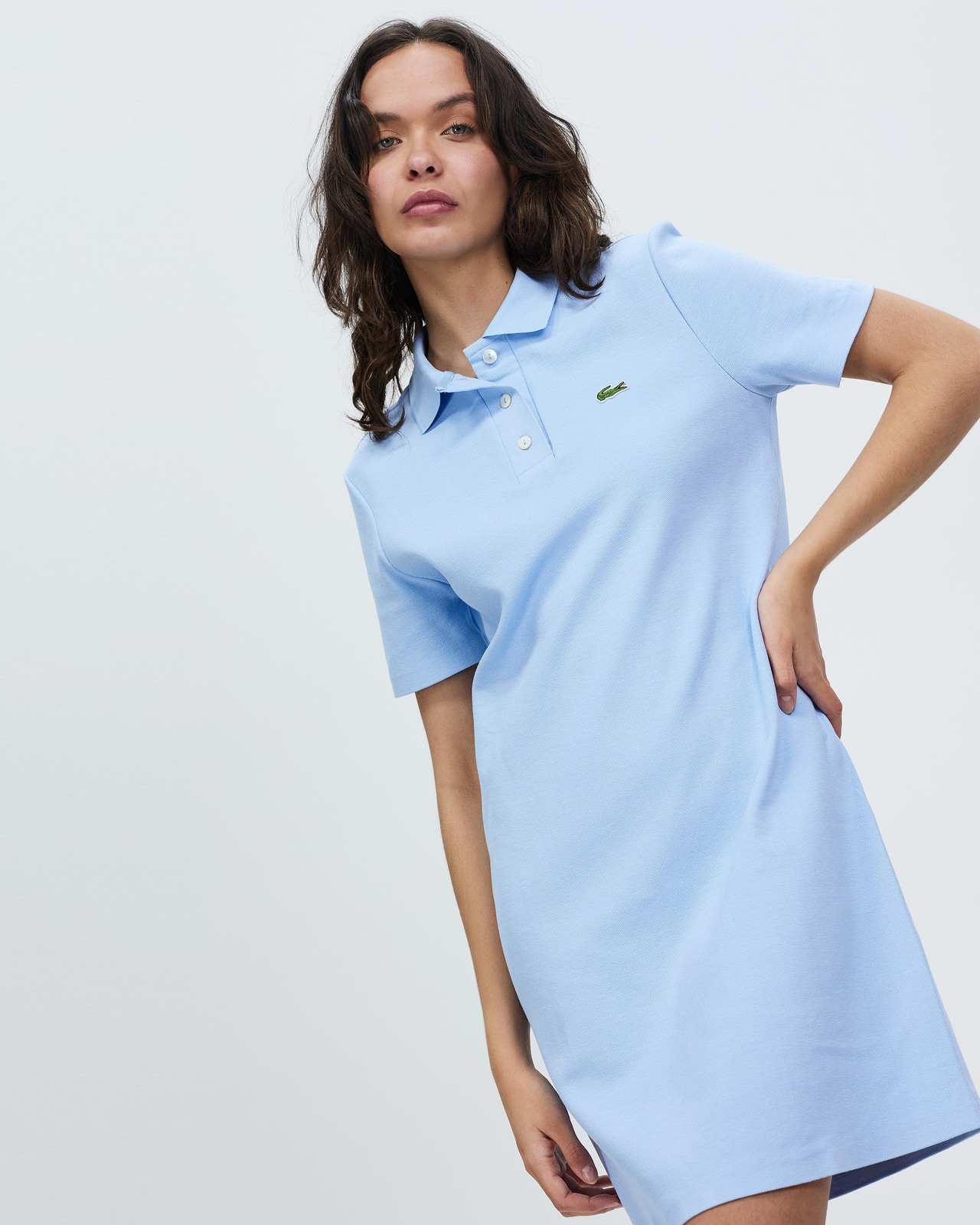lacoste jersey dress Women's Runway Pleated Jersey Dress - Dresses - New In 2026