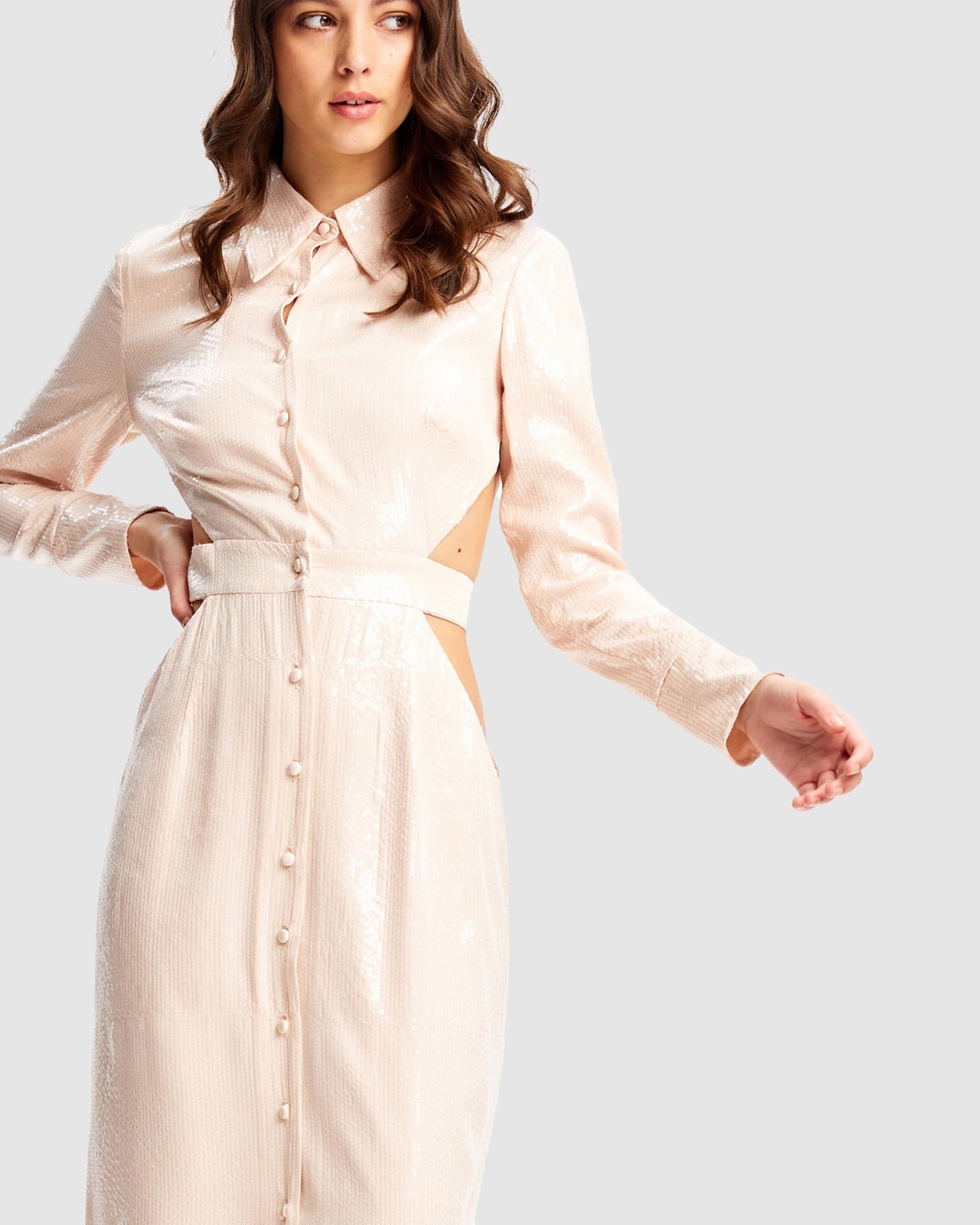 Night Sky Trench Dress