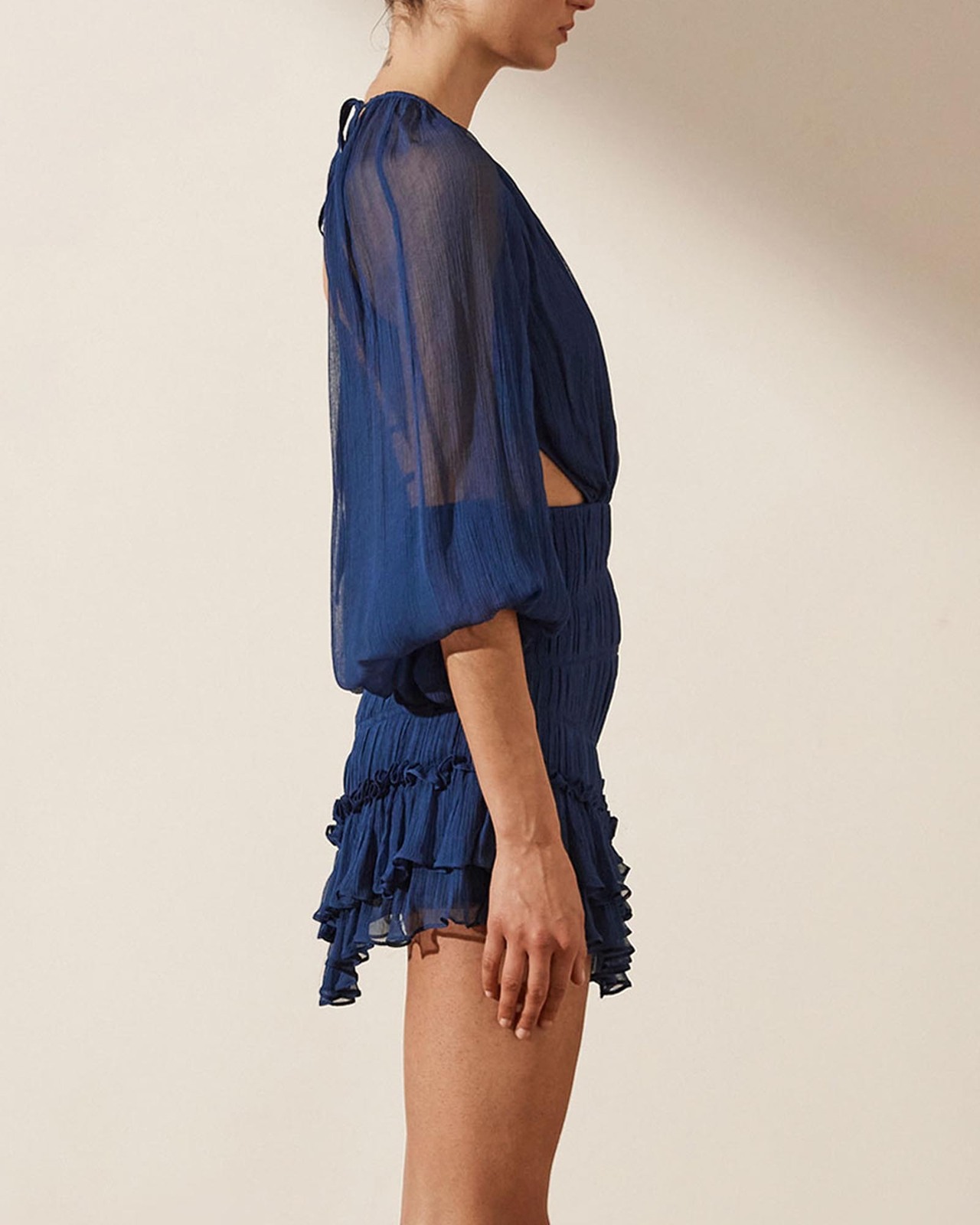 Shona Joy Safira Cut-Out Backless Mini Dress - AirRobe