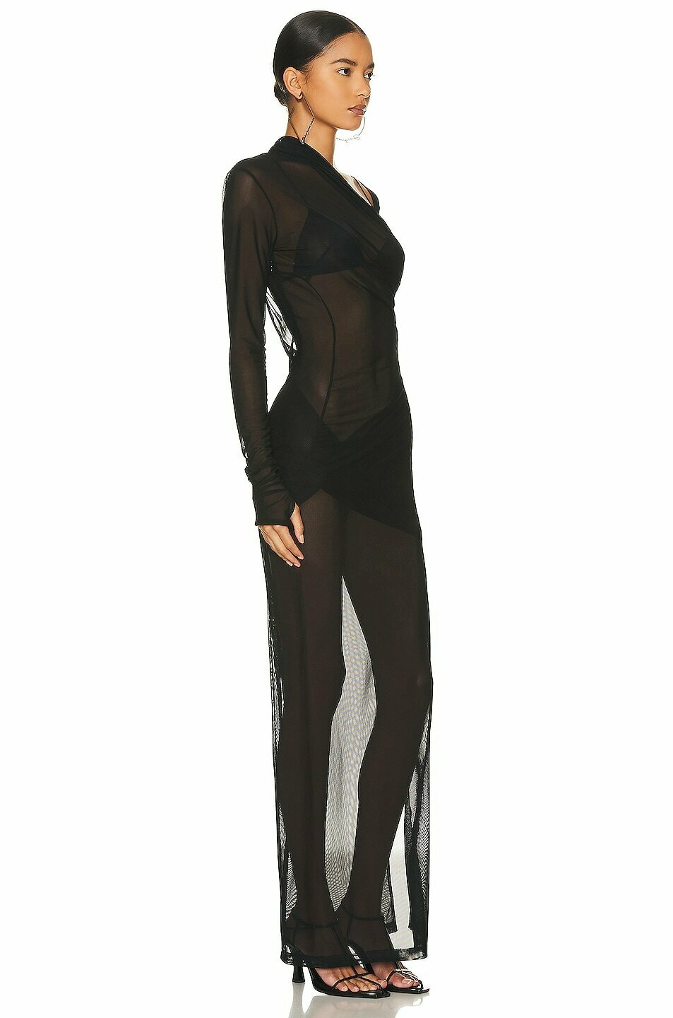 JACQUEMUS JACQUEMUS La Robe Piombone in Black - AirRobe