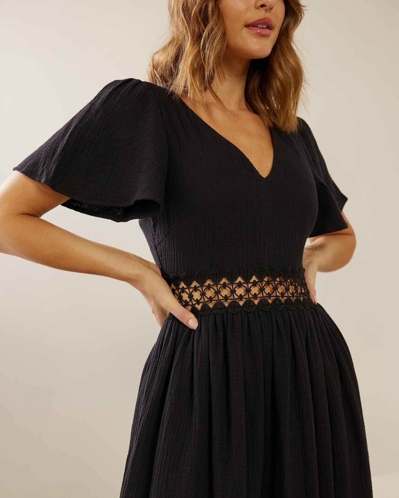 Valerie Cotton Midi Dress