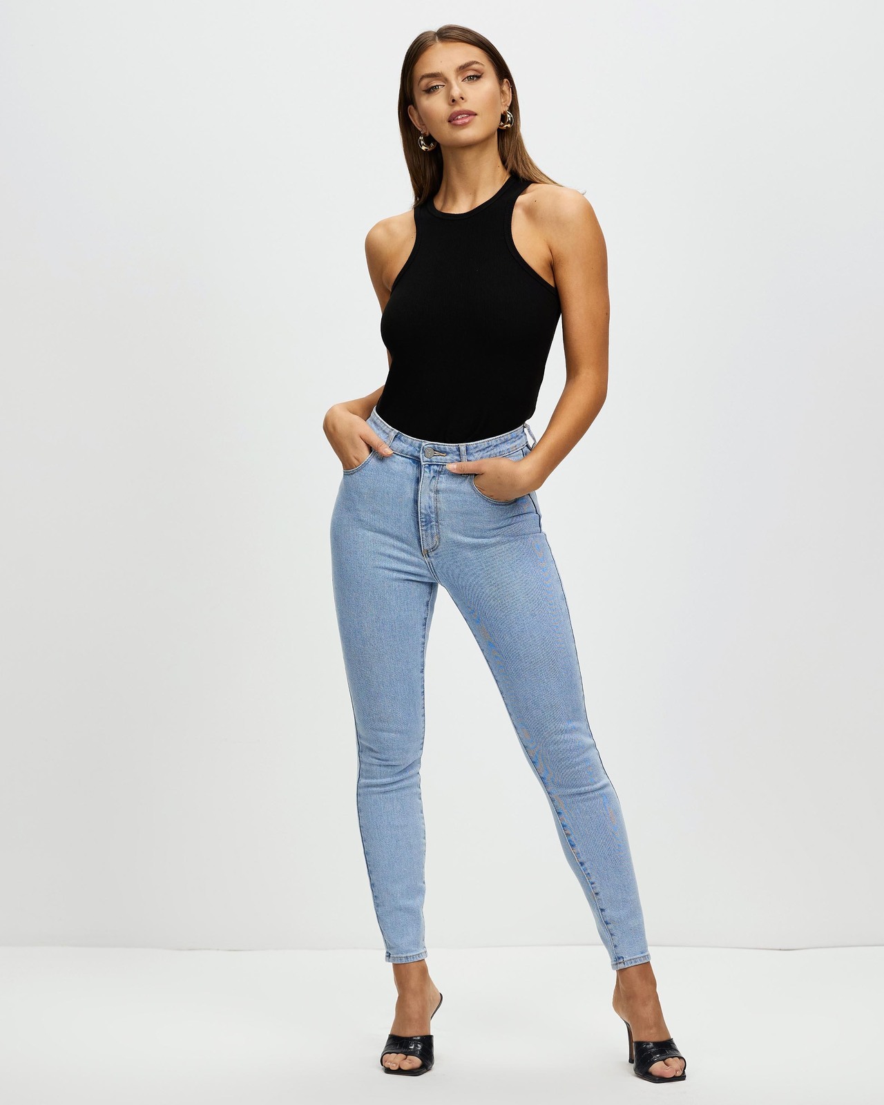 A High Skinny Ankle Basher Jeans