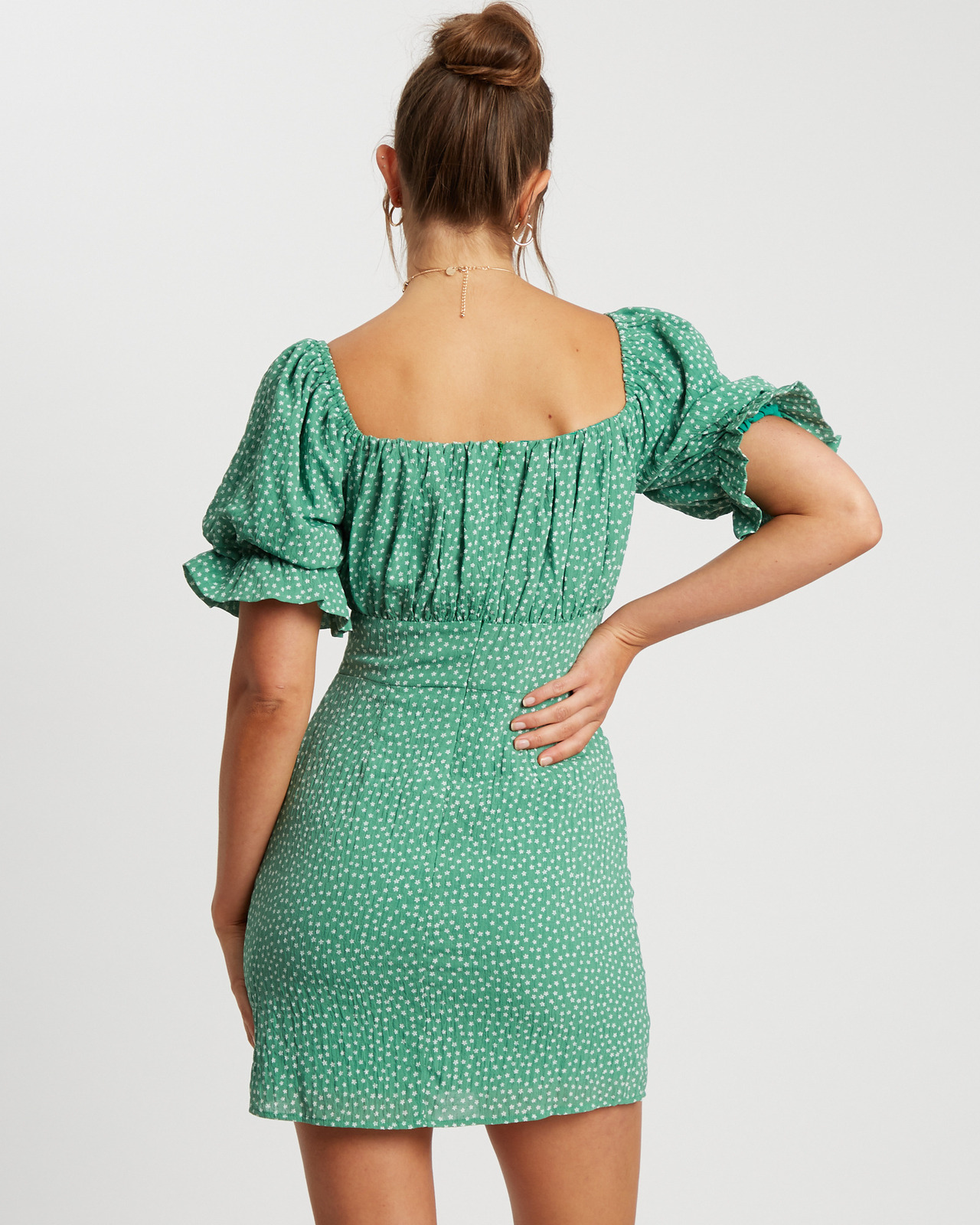 knee length dresses for ladies Miu Miu Marocain Floral Print Silk Dress – Runway Catalog main image 1