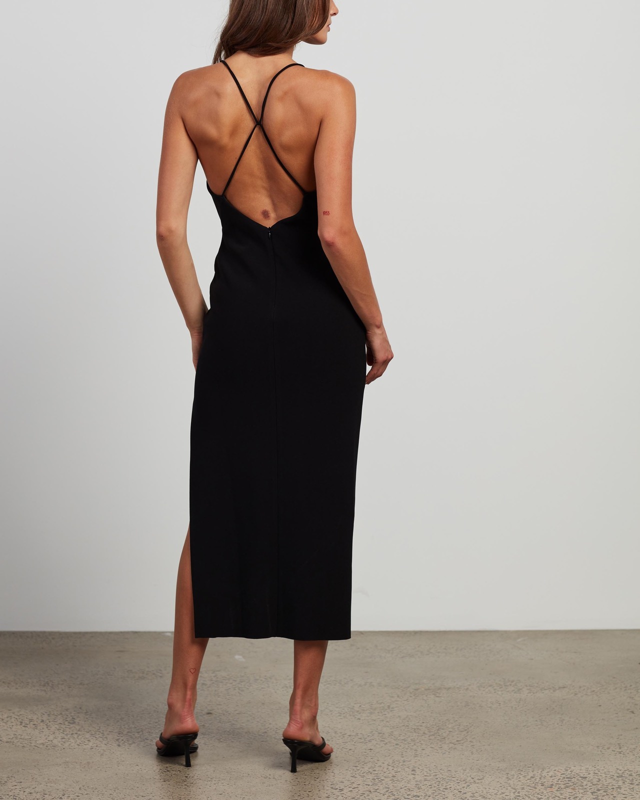 knee length dresses for ladies Rent Bec + Bridge Peach Maddison Midi Dress