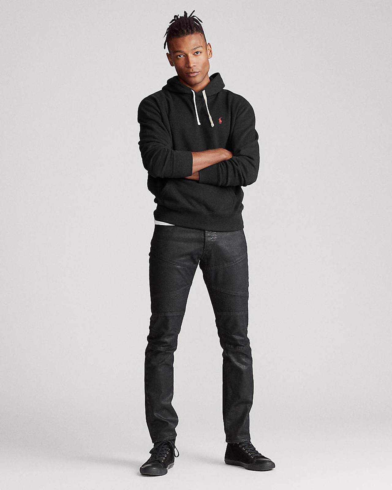 Plus Long Sleeve Knit Hoodie