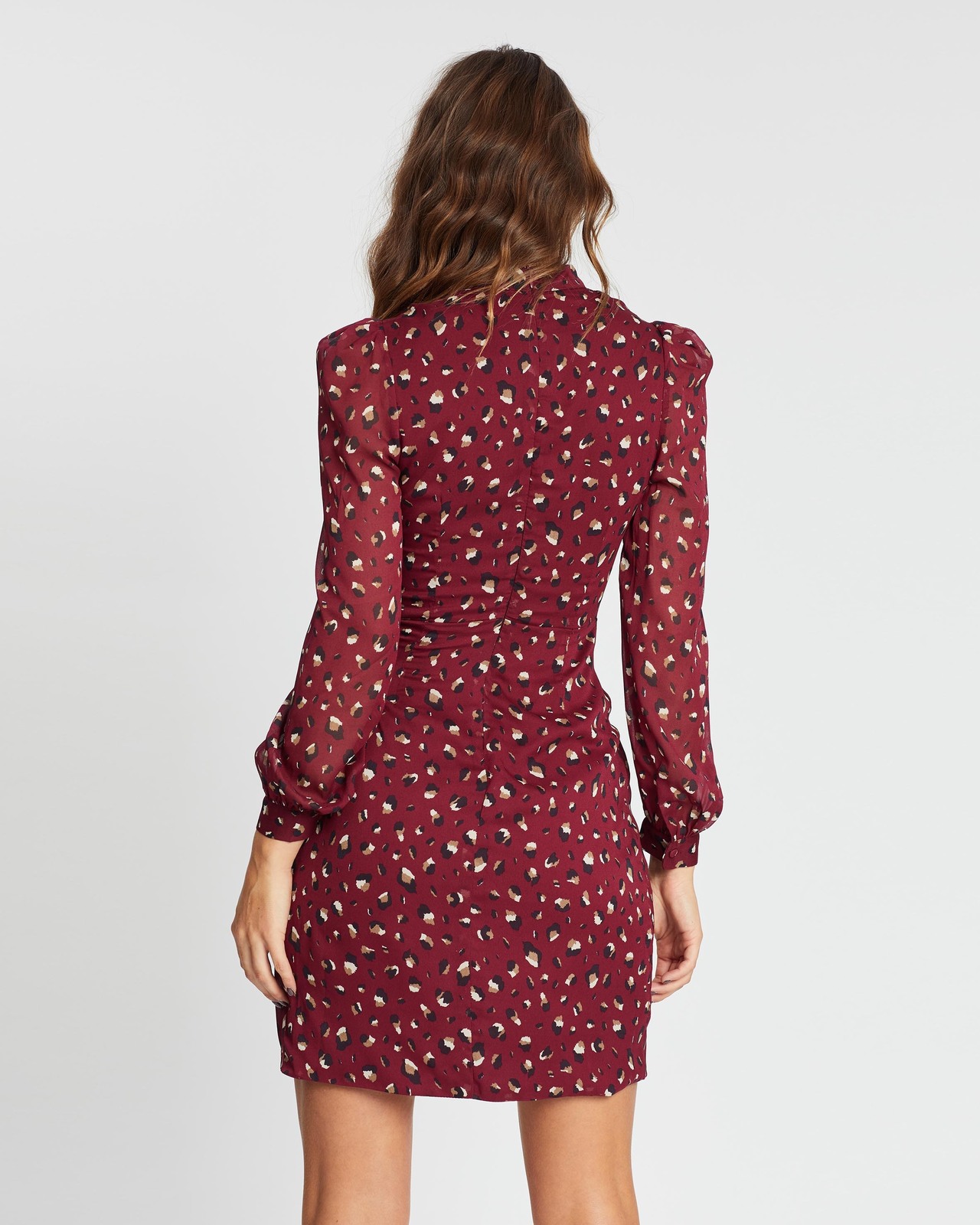 Izabelle Ruched Mini Dress