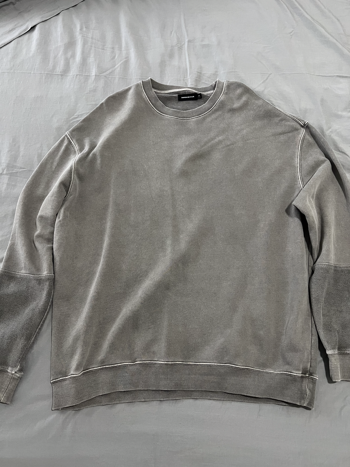 Bronze Snake - Constructed Sweater Charcoal - Charcoal