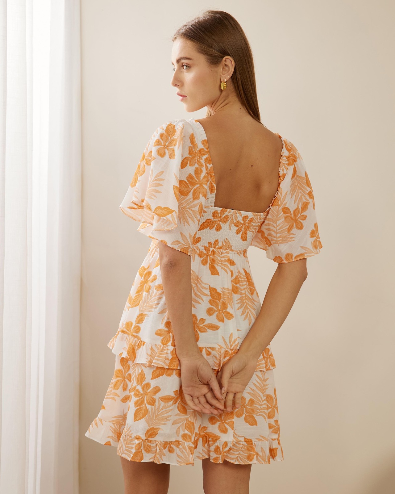 Gardenia Ruffle Mini Dress