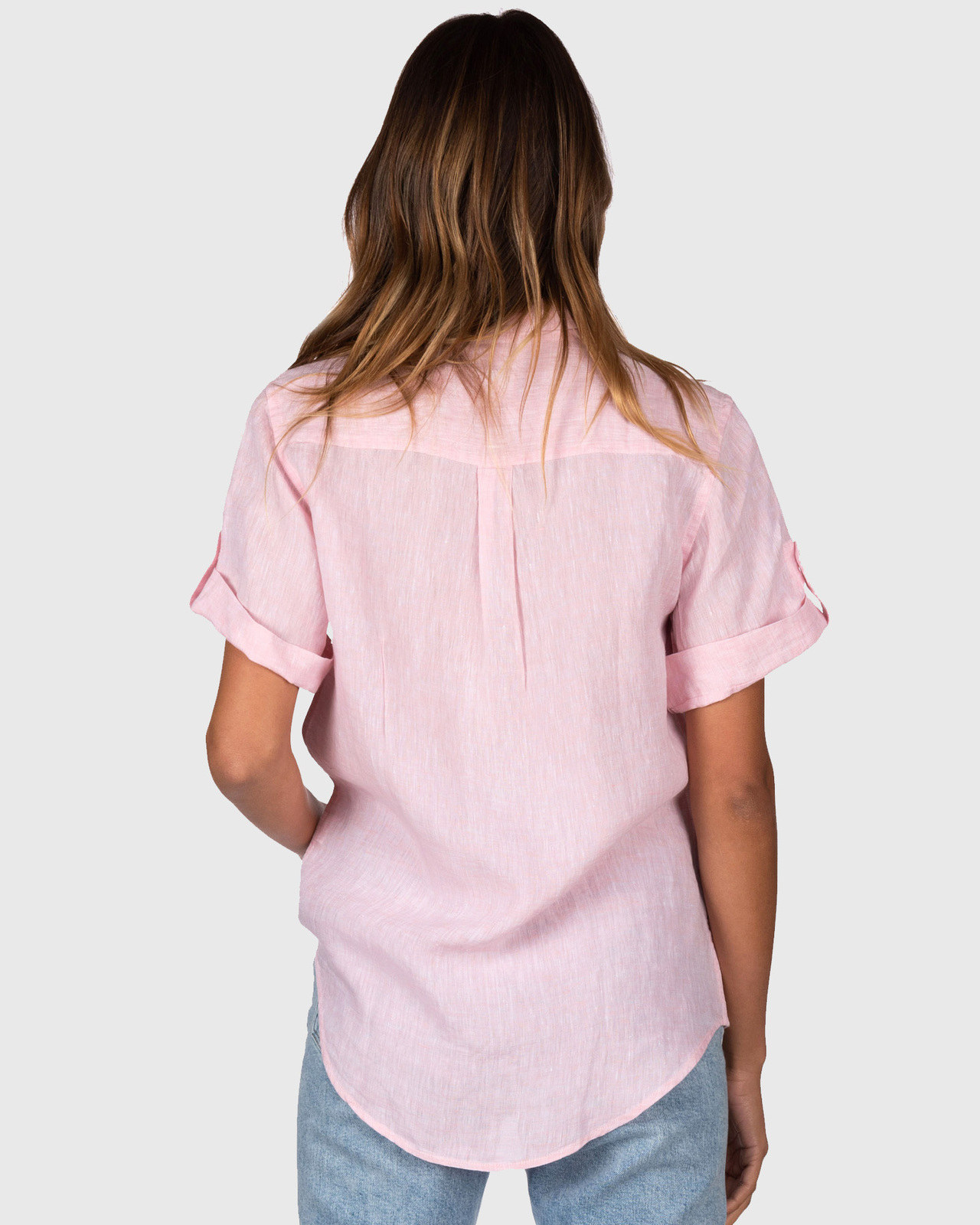 FEBE Short Sleeve Linen shirt