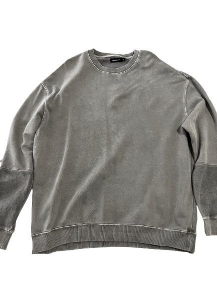 Bronze Snake - Constructed Sweater Charcoal - Charcoal
