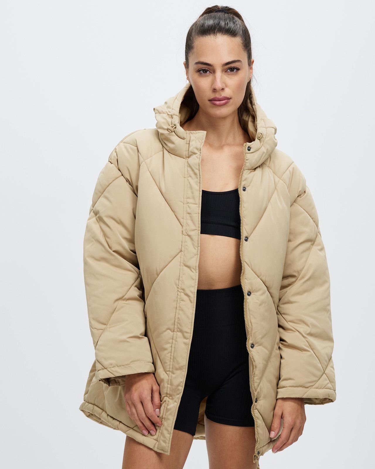 Cotton On Body Active The Recycled Mid Length Mother Puffer 2.0 AirRobe