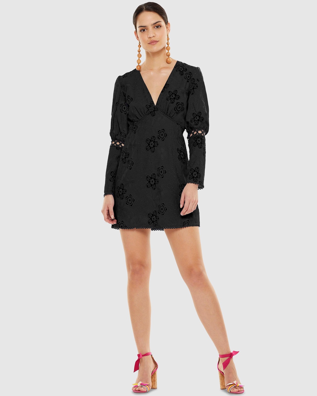 Hue Long Sleeve Mini Dress