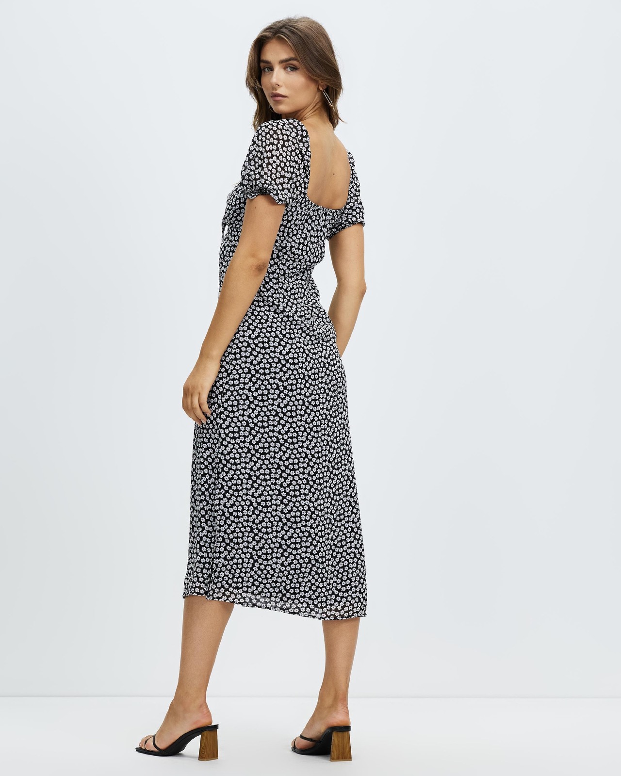 womens formal midi dresses Unique Vintage Plus Size Black Spaghetti Strap Midi Dress
