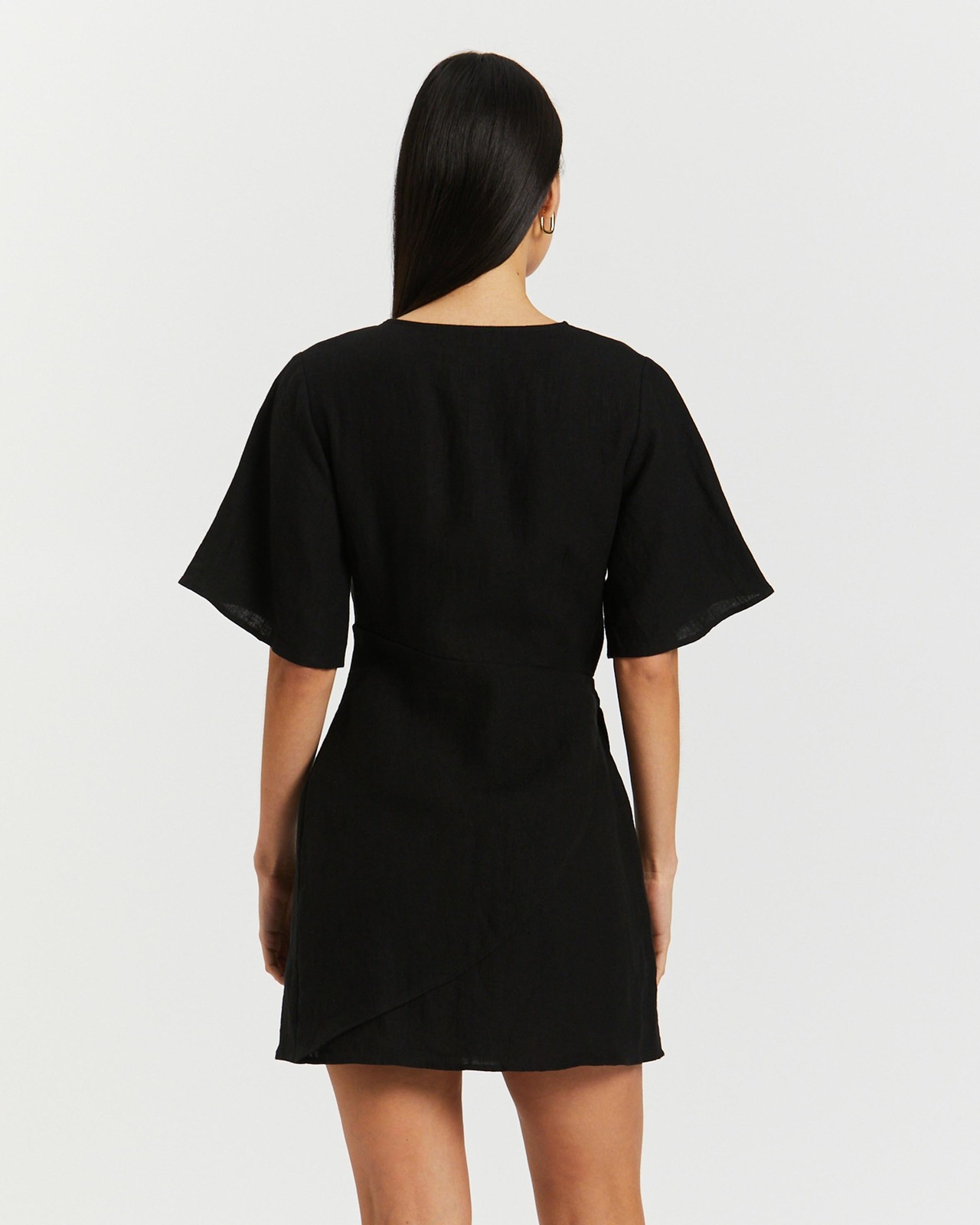 Wrap Linen Dress