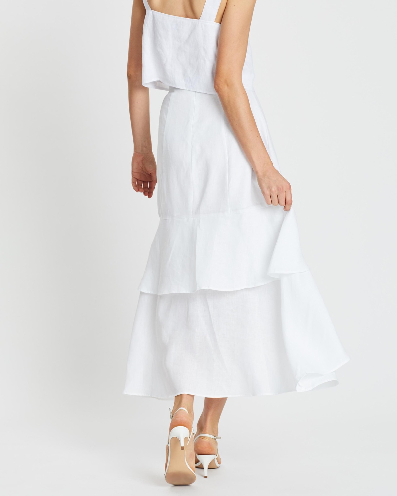 Linen Layered Skirt