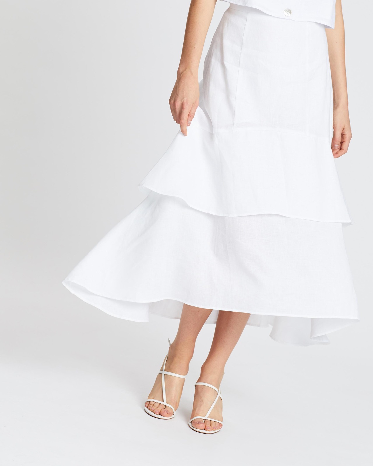 Linen Layered Skirt