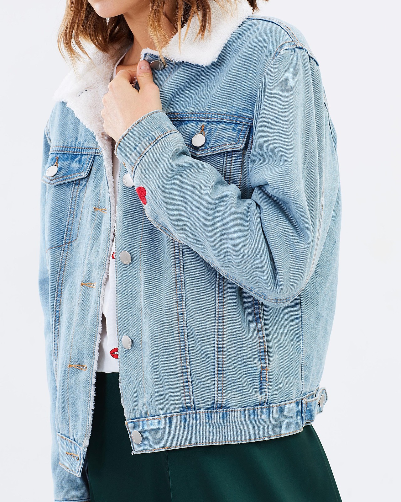 Nancy Trim Denim Jacket
