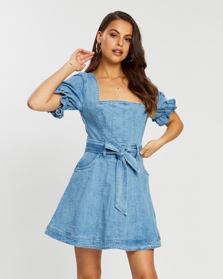 knee length dresses for ladies Rent Finders Keepers Pink Mae Mini Dress main image 1