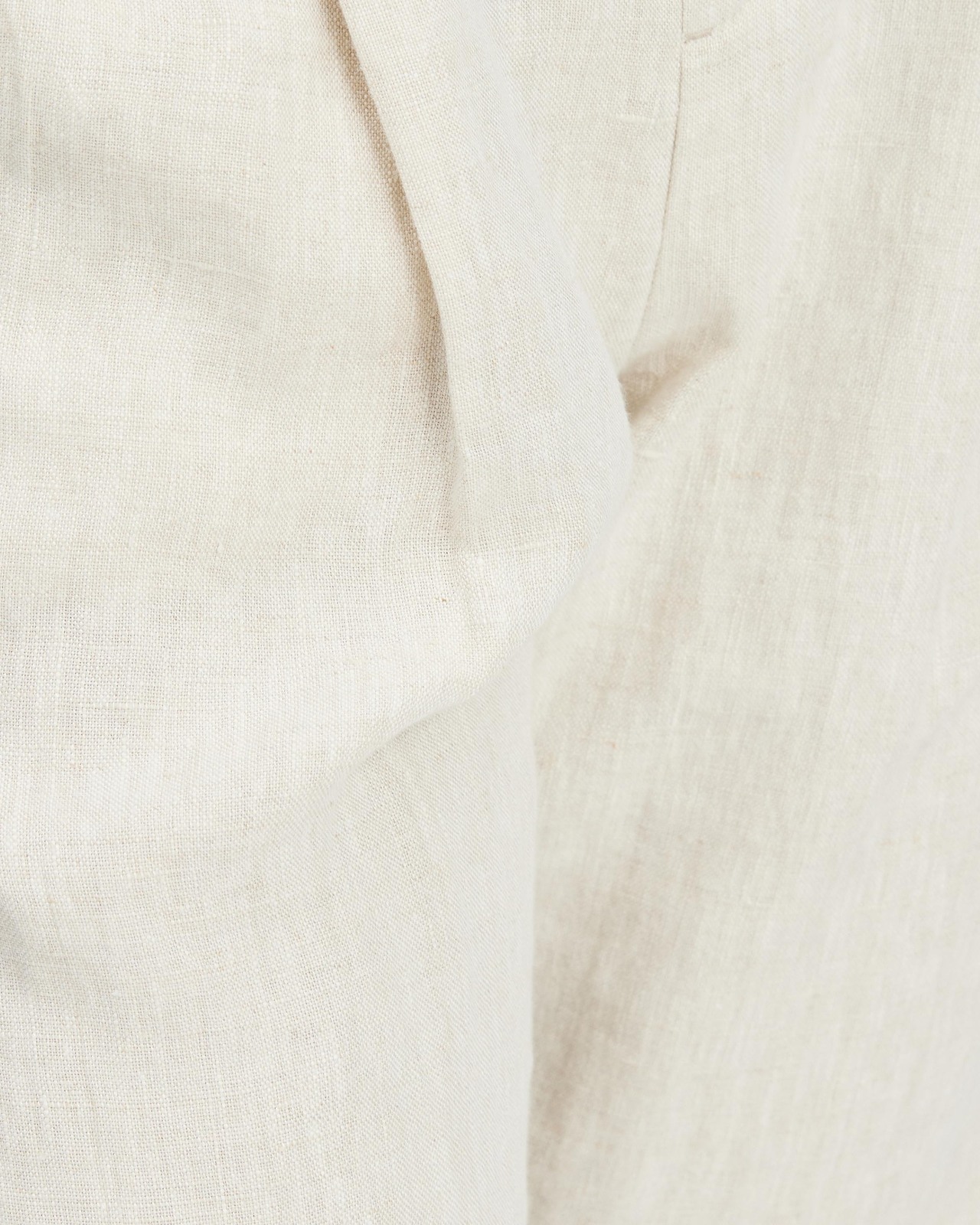 Pleat Front Curved Pants
