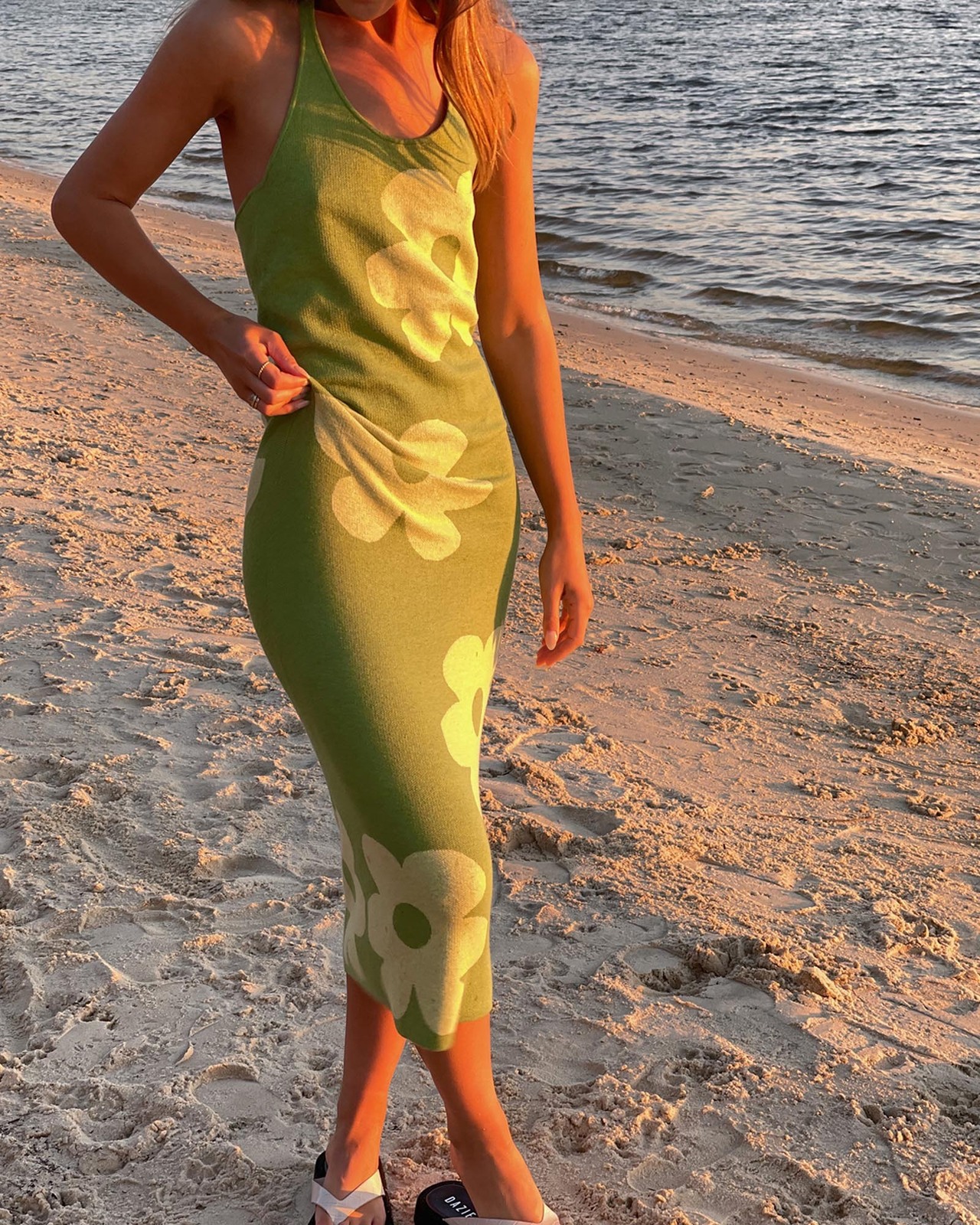 Garden Party Halter Midi Dress