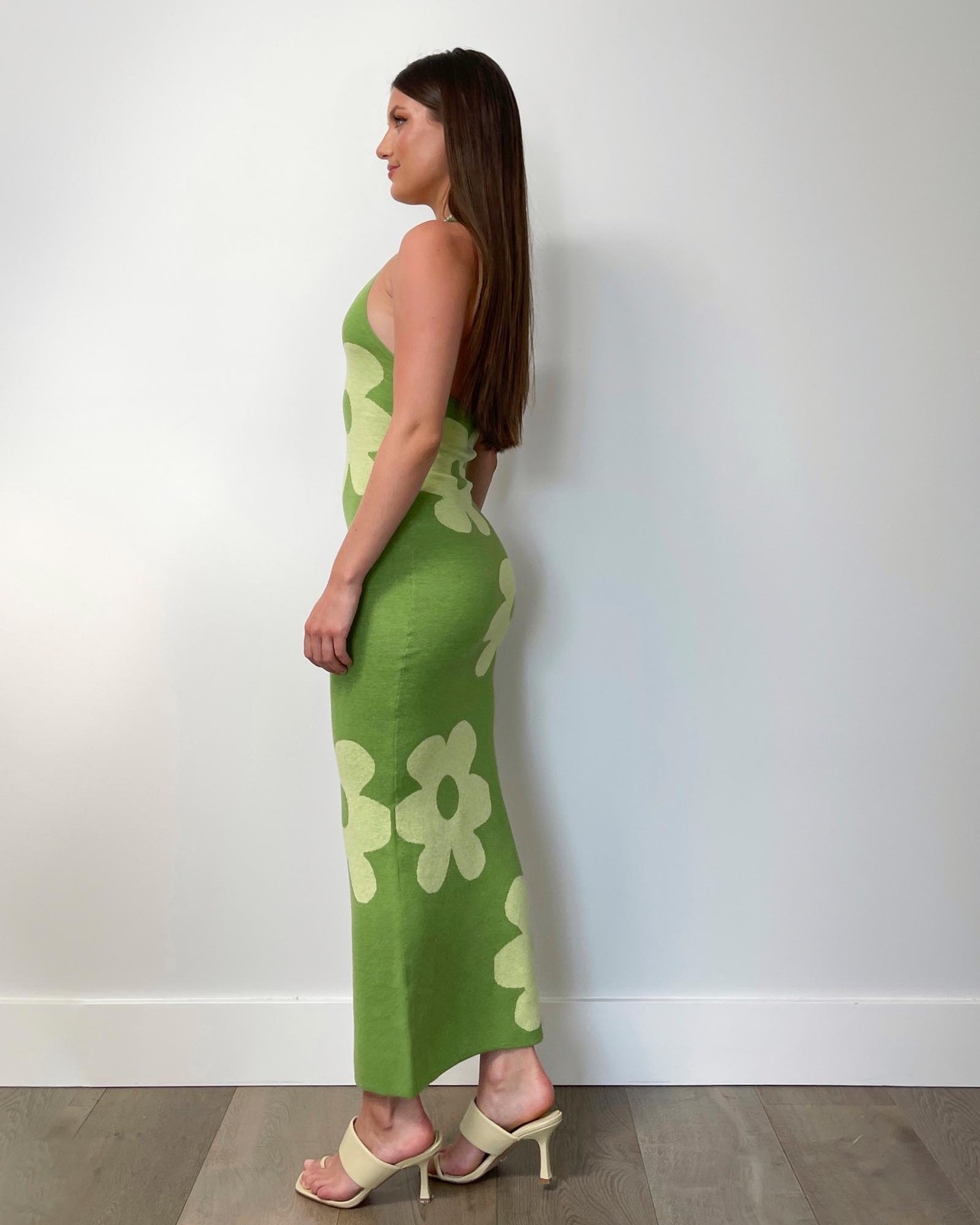 Garden Party Halter Midi Dress