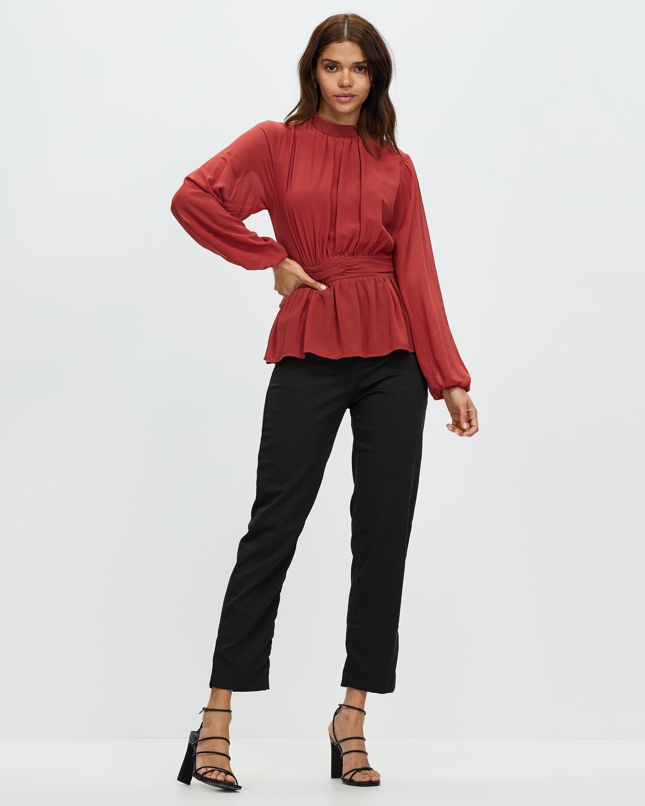 Delta High Neck Blouse