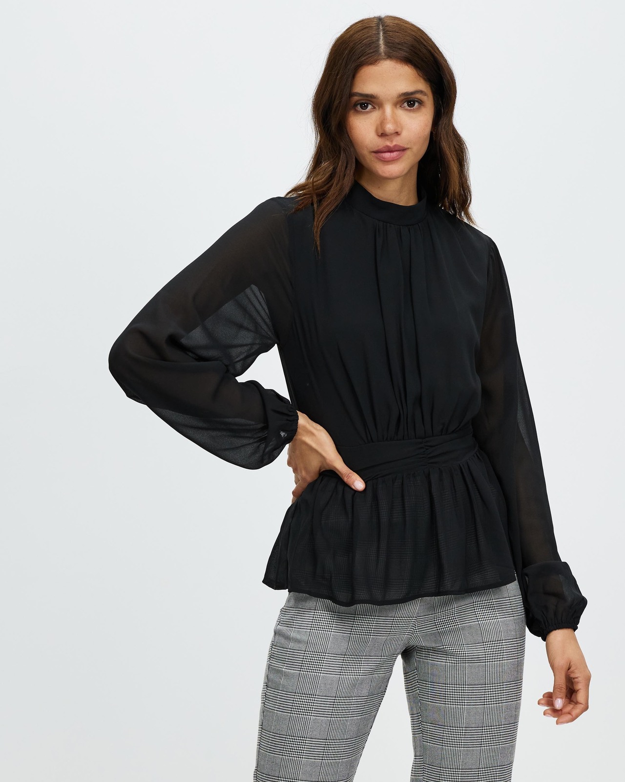 Delta High Neck Blouse
