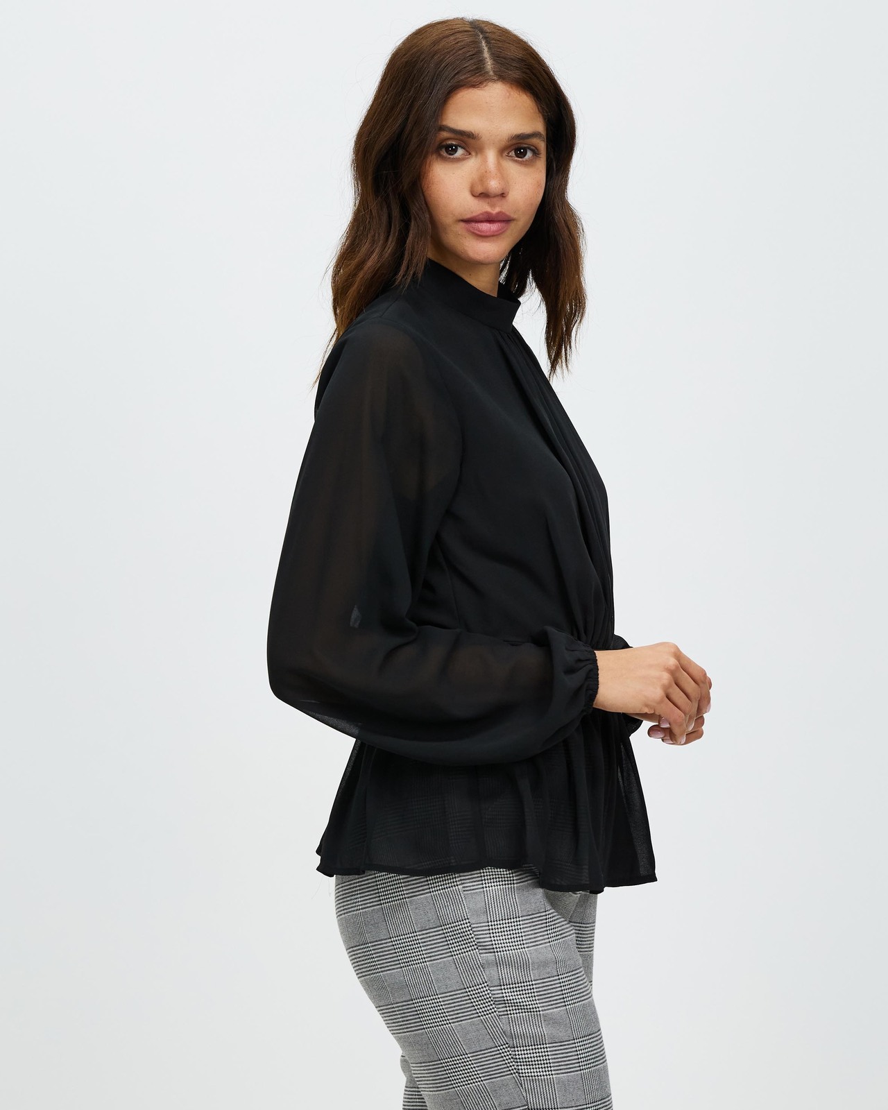Delta High Neck Blouse