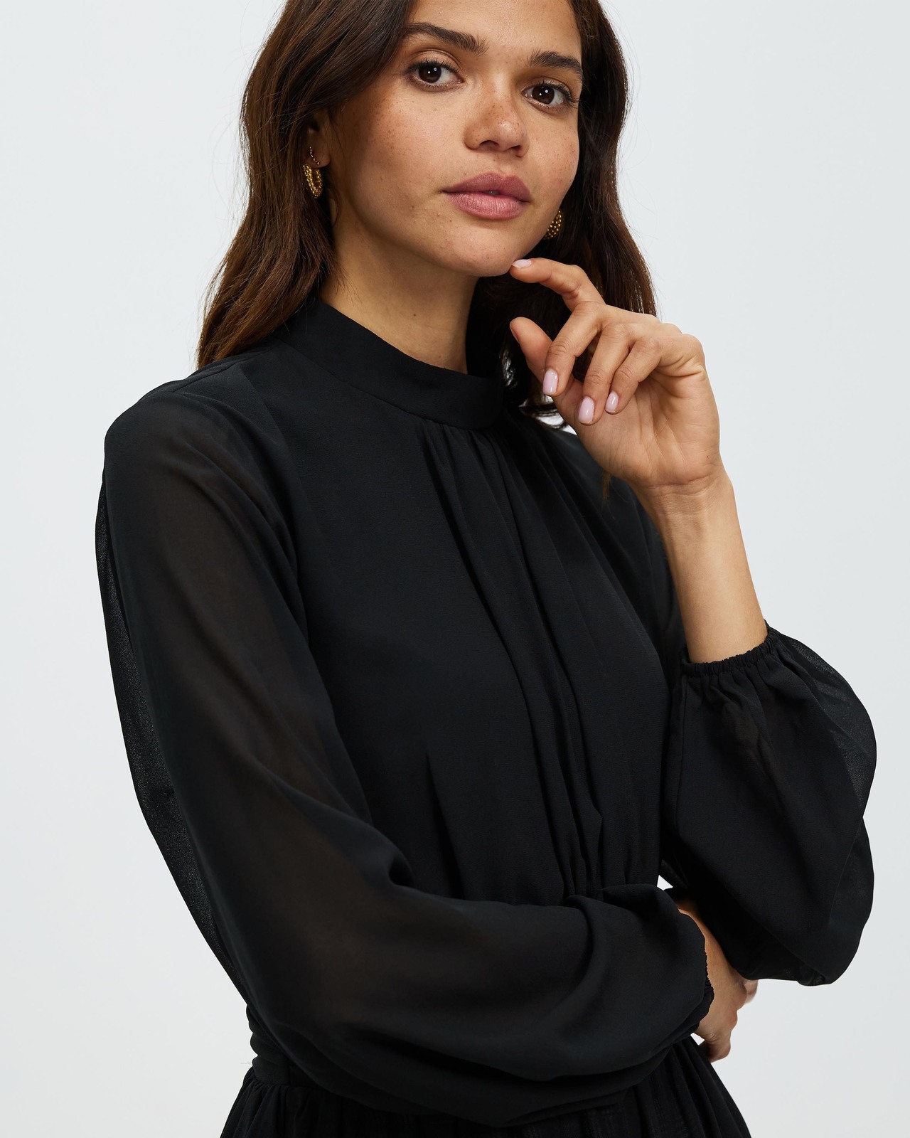 Delta High Neck Blouse