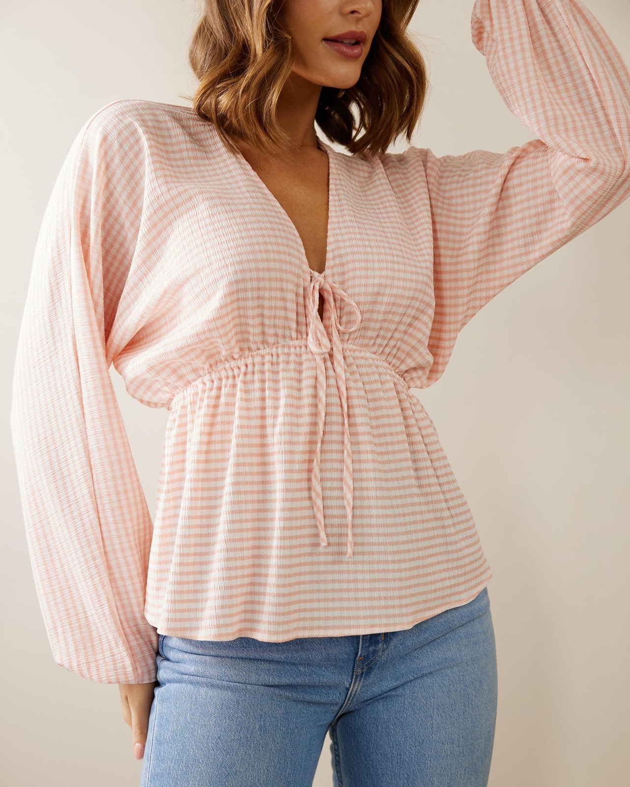 Malia Tie Front Top