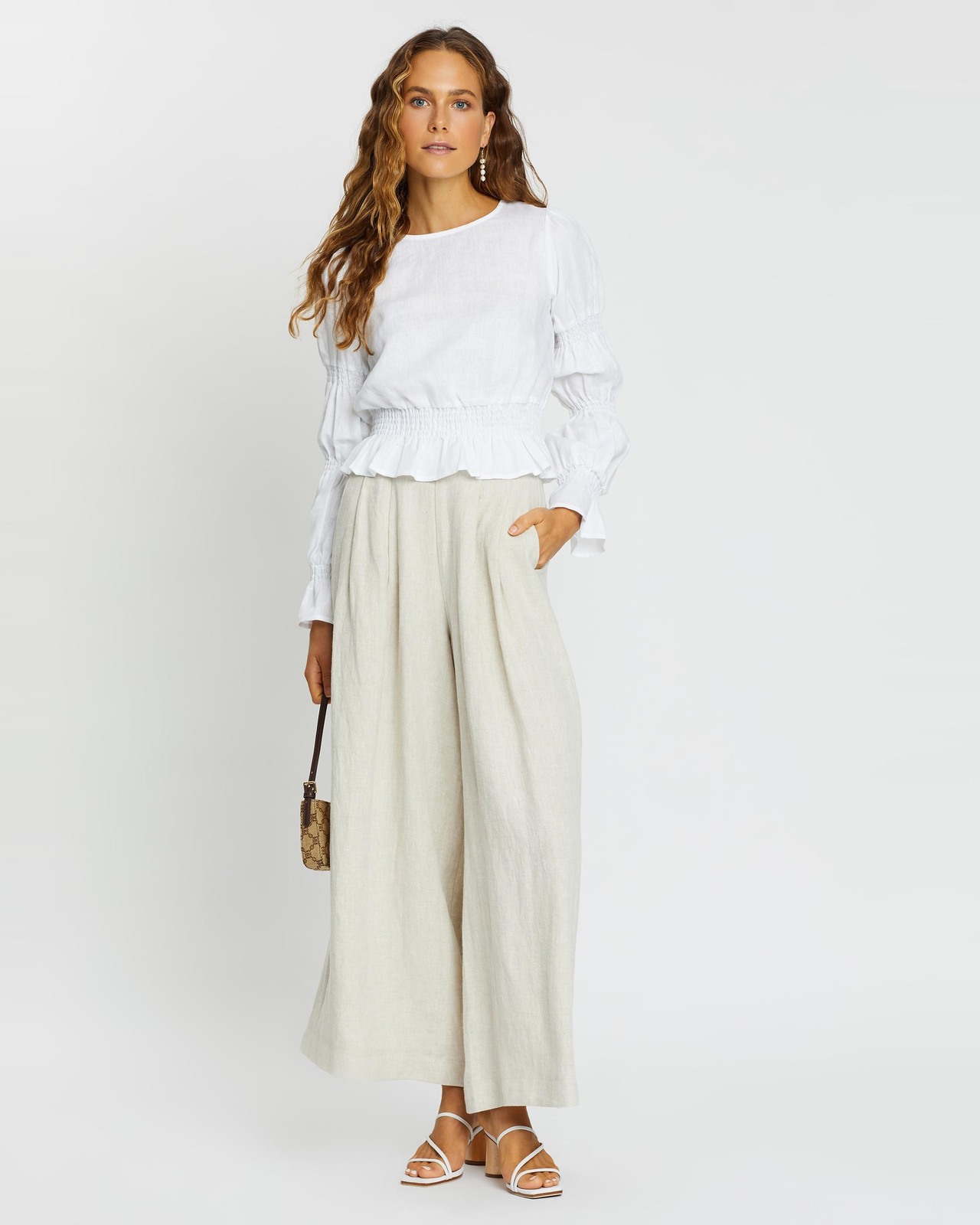 Shirring Detail Top