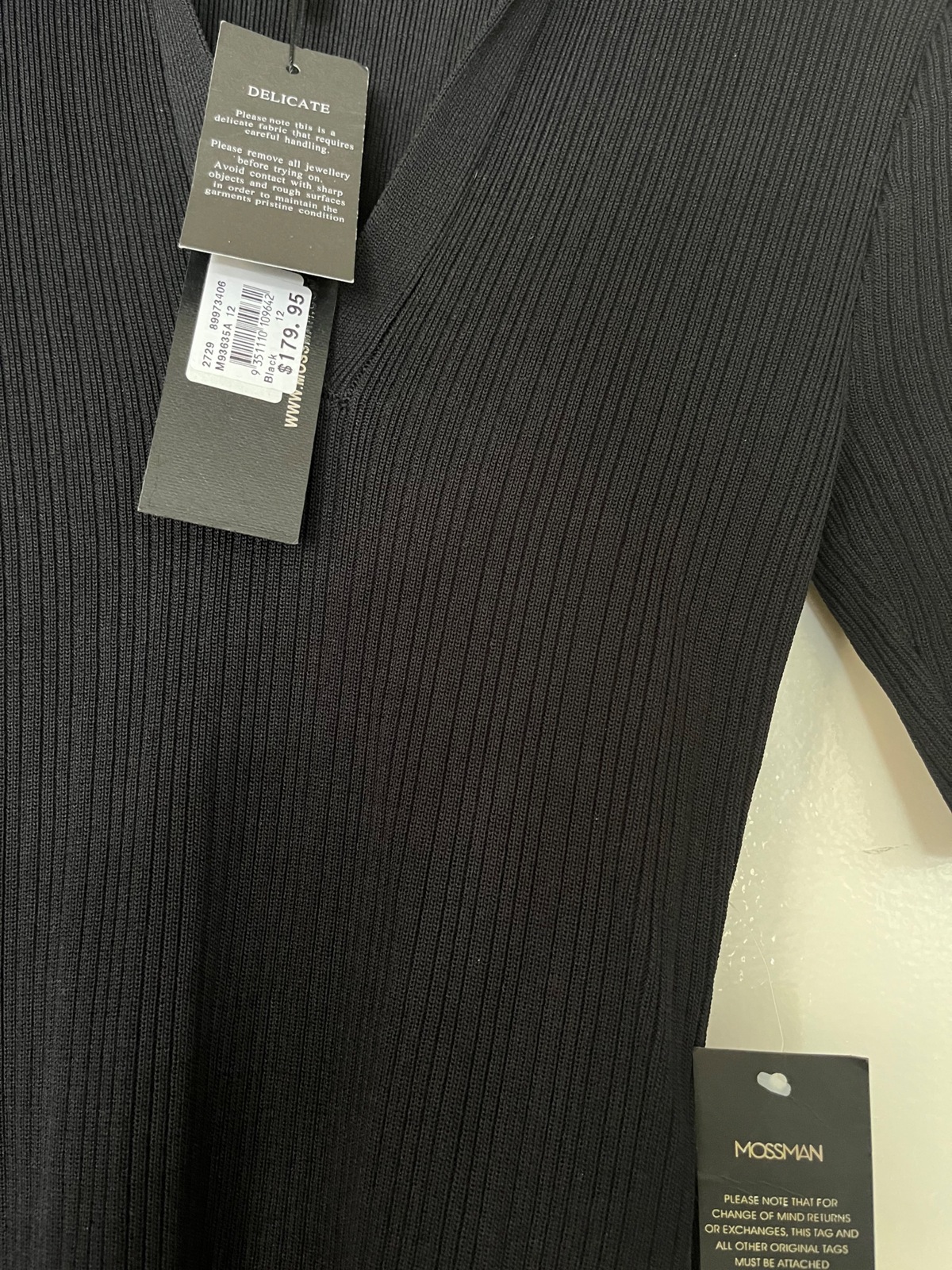 The Low Down Mini Dress Black 