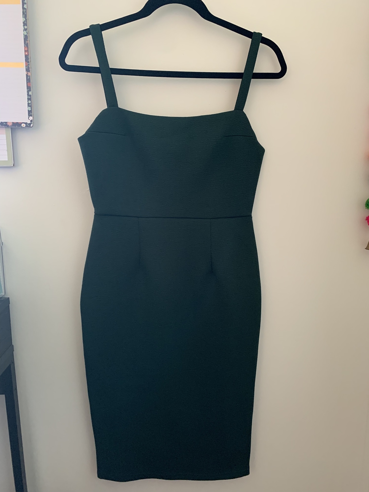 slim fit dress slacks Dark Green and Natural Medieval Summer Dress - Cotton main image 0