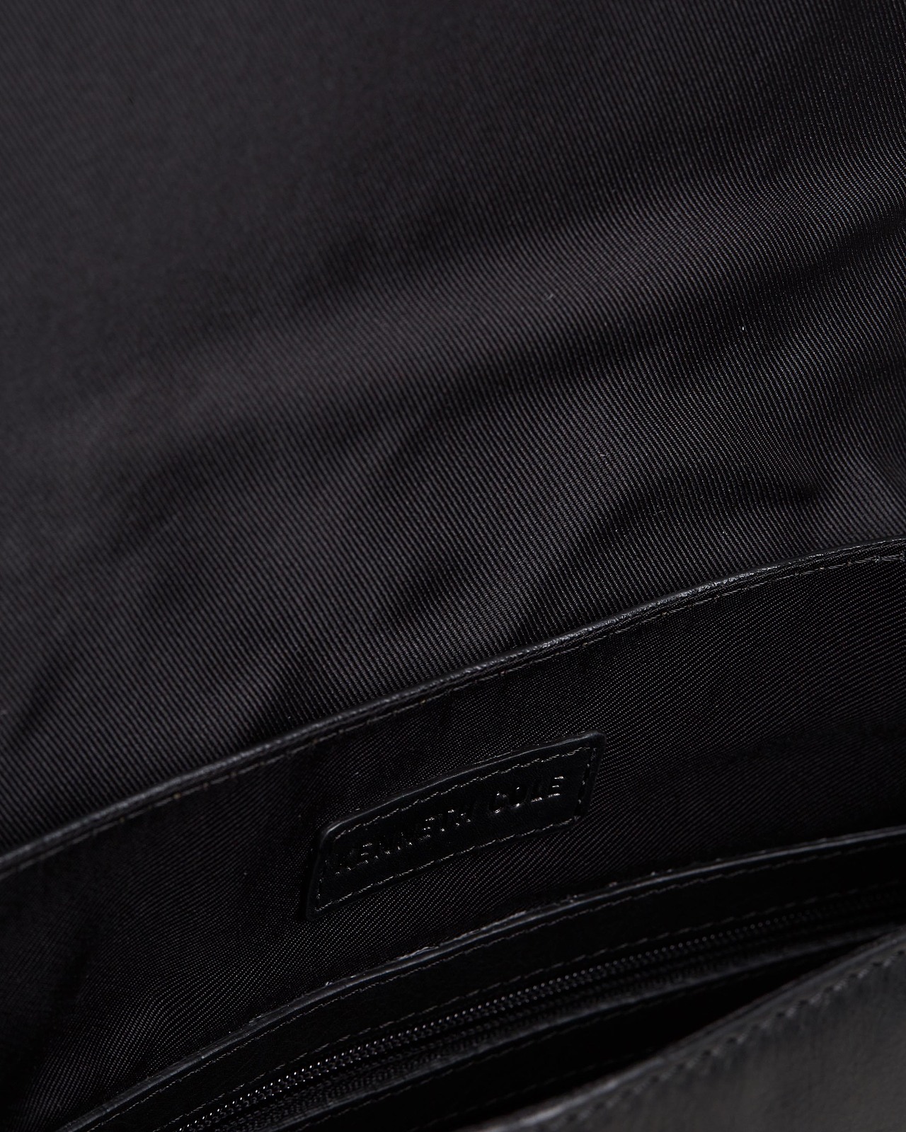 Leather North South Messenger