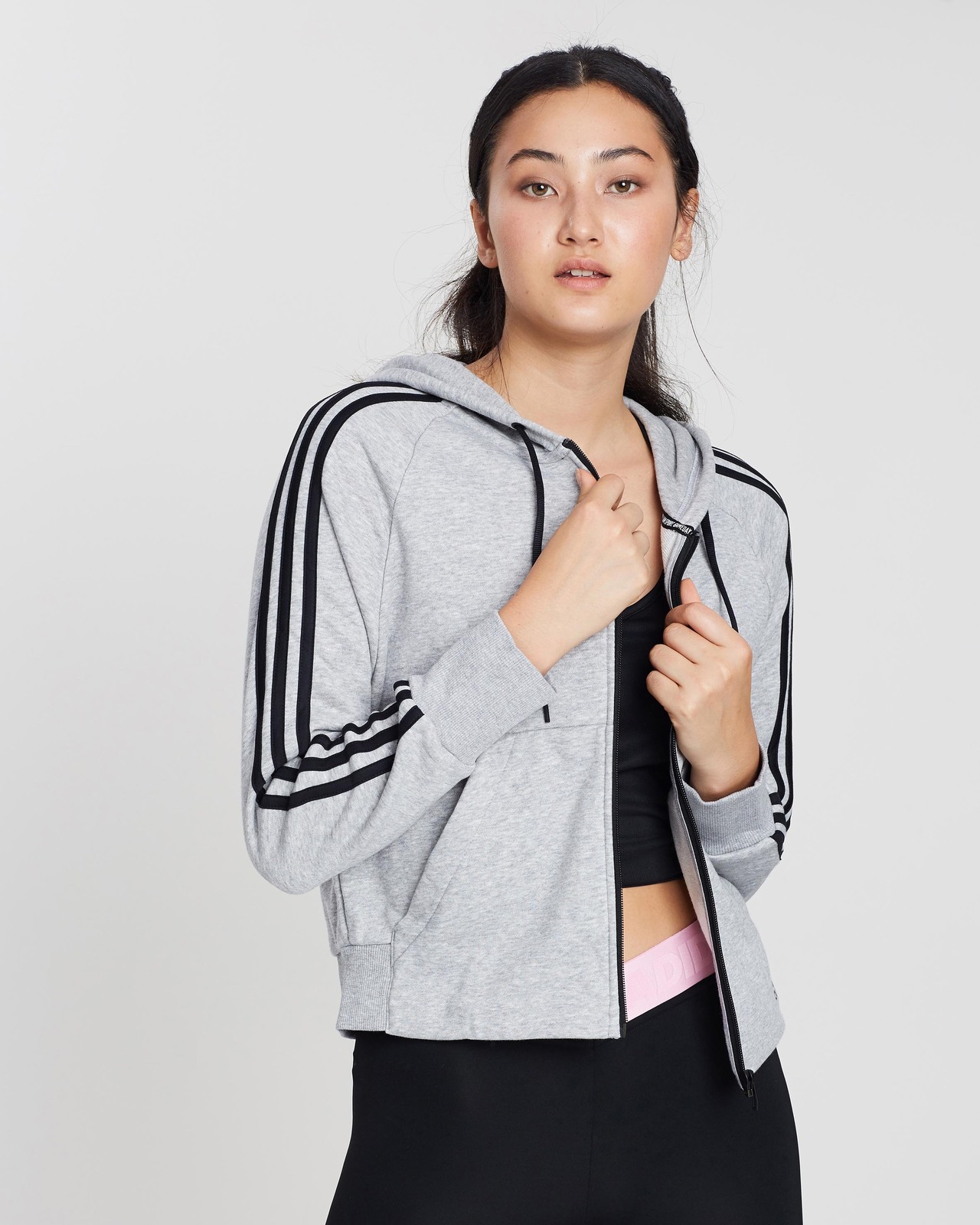 Must Haves 3-Stripes Full-Zip Hoodie - Women's