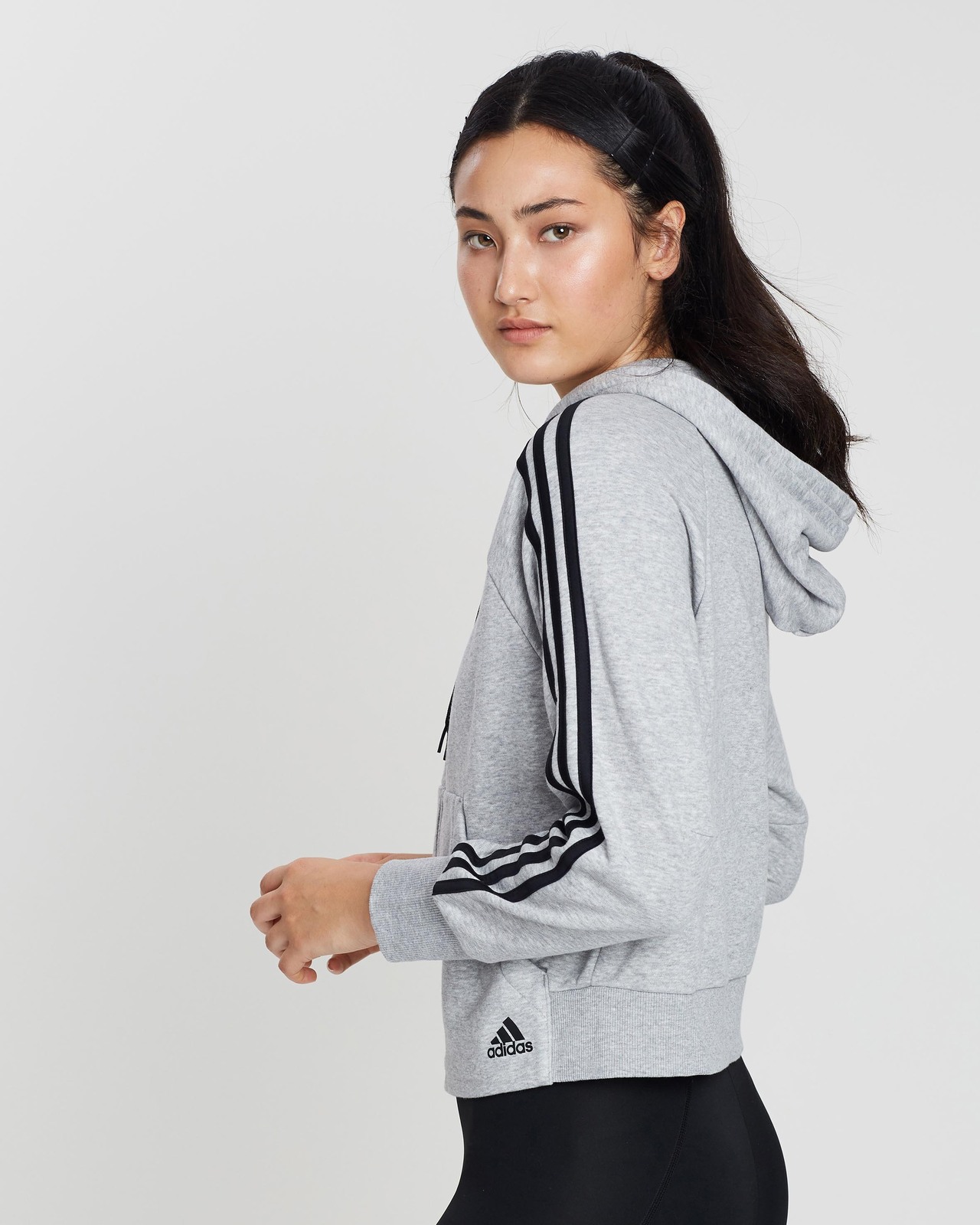 Must Haves 3-Stripes Full-Zip Hoodie - Women's