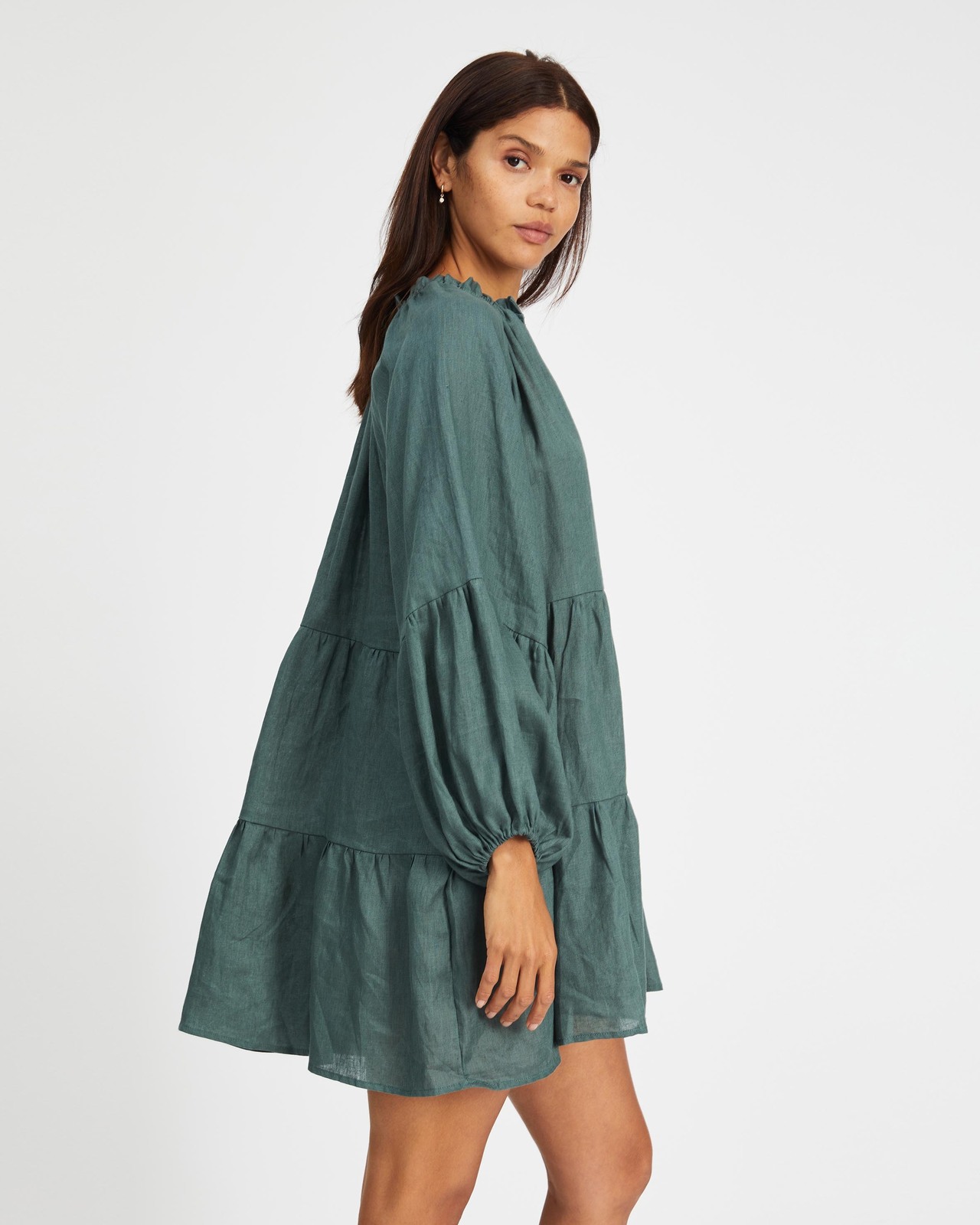 Linen Smock Dress