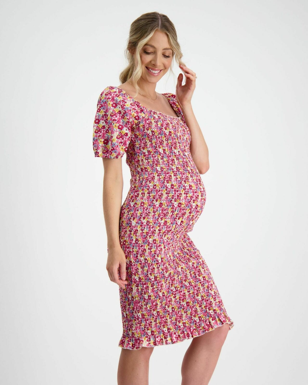 Confetti Shirred Maternity Dress AirRobe