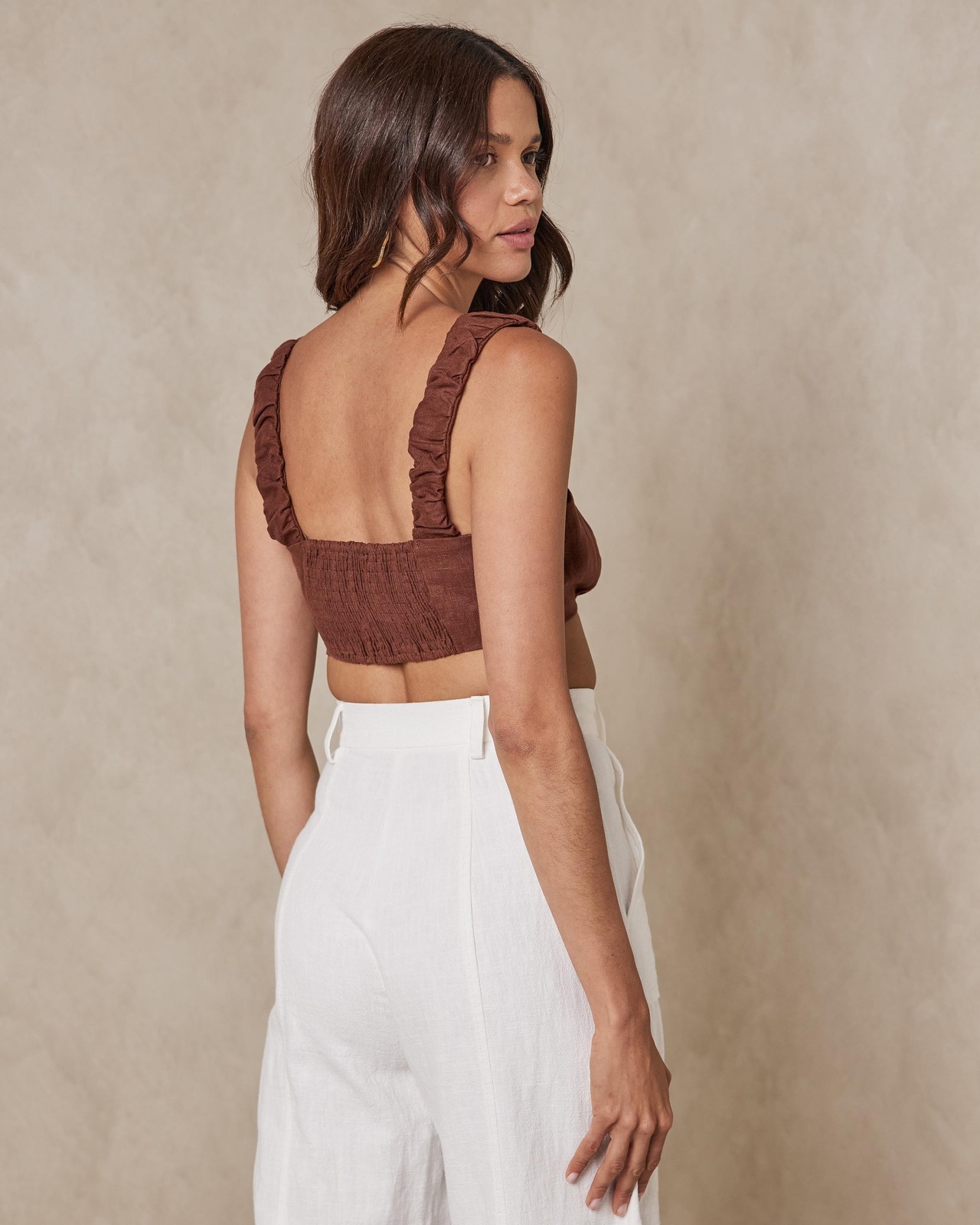 Gathered Crop Top